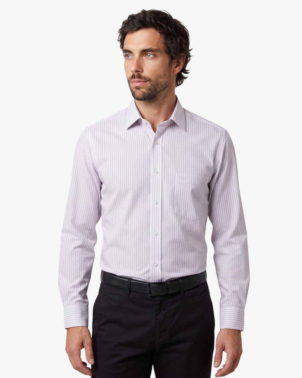 Manchester Camisa Slim Fit Vestir Poliéster y Algodón - Manchester