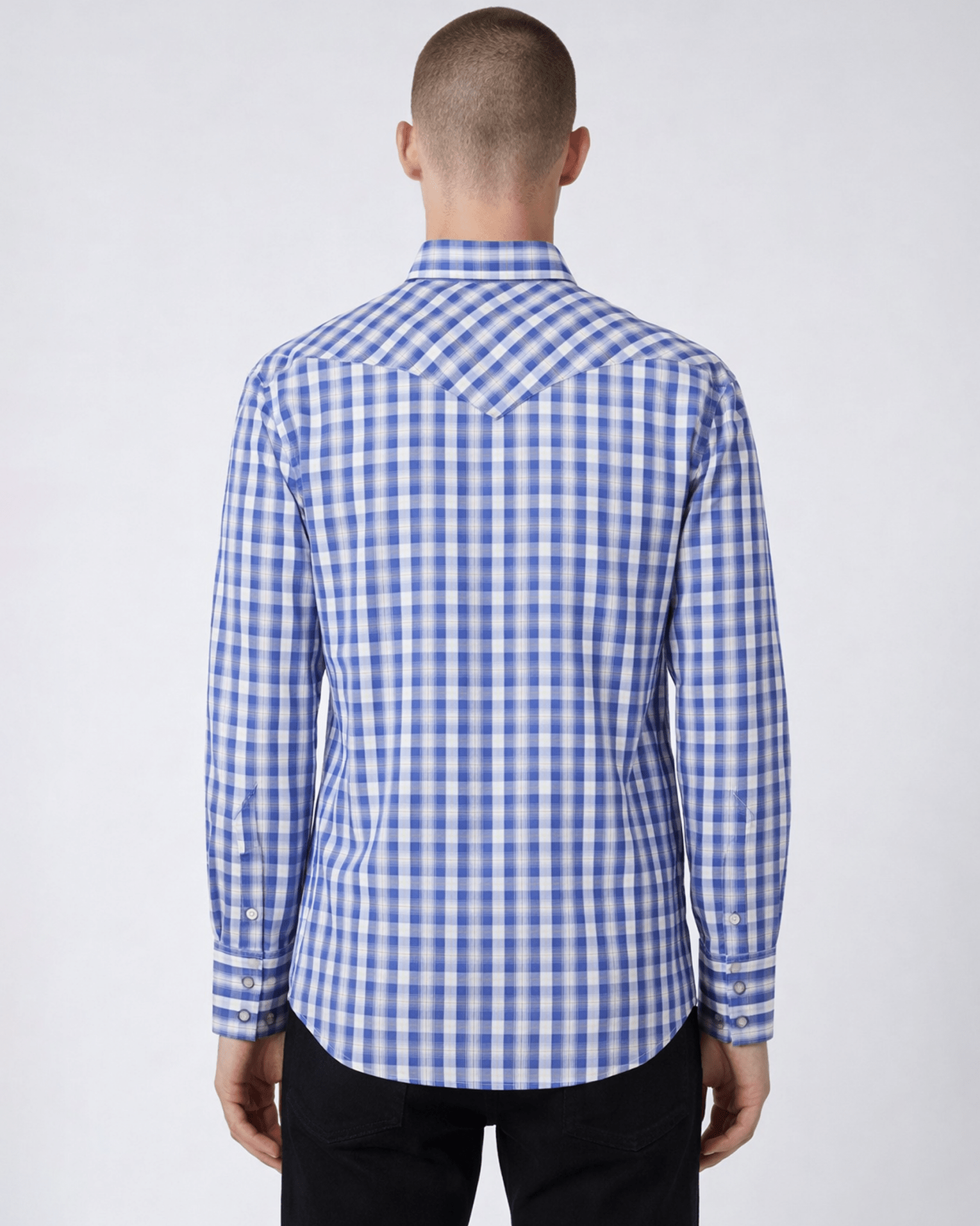 Manchester Camisa Vaquera Algodón-Poliéster color azul para hombre