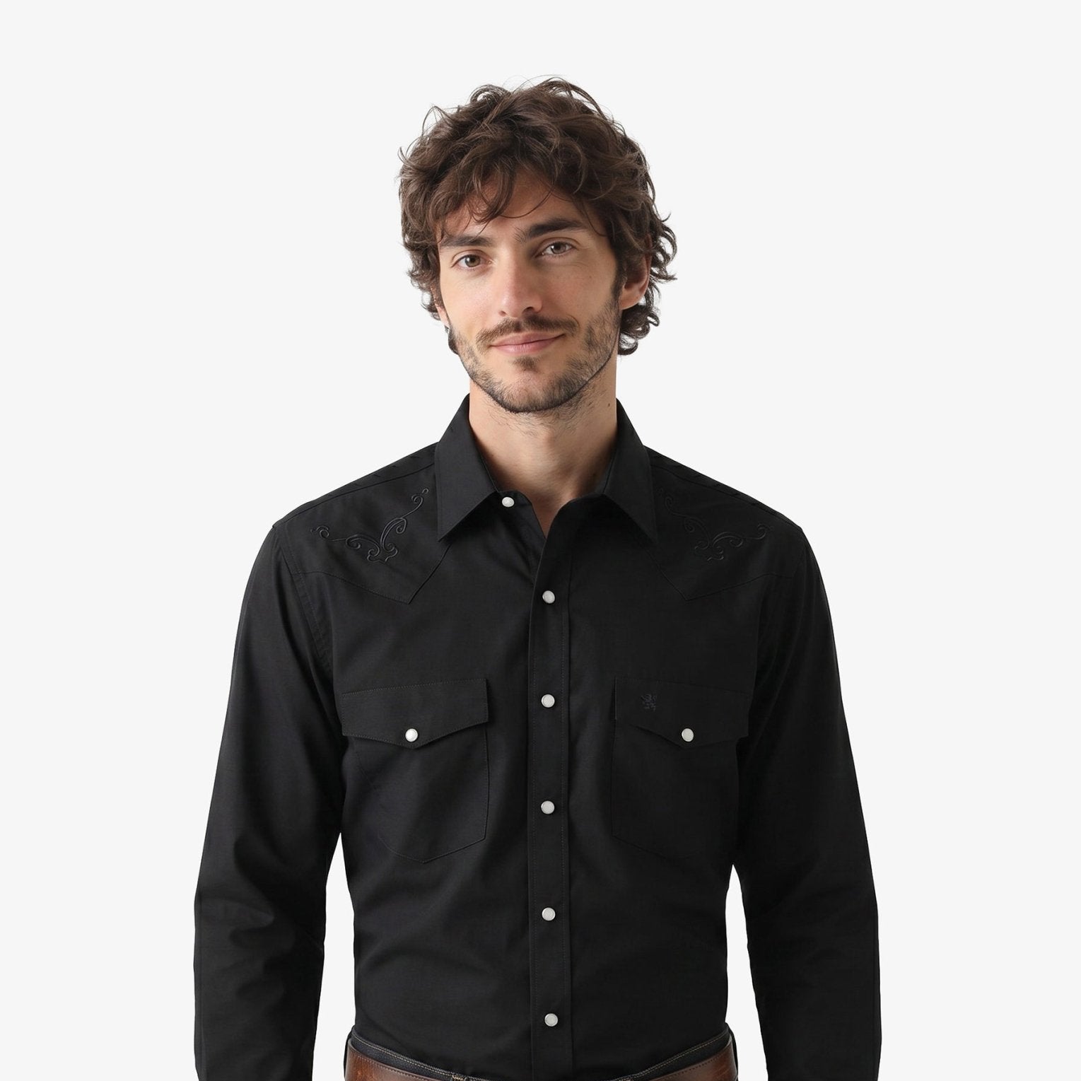 Manchester Camisa Vaquera Premium con Bordado Western - Manchester