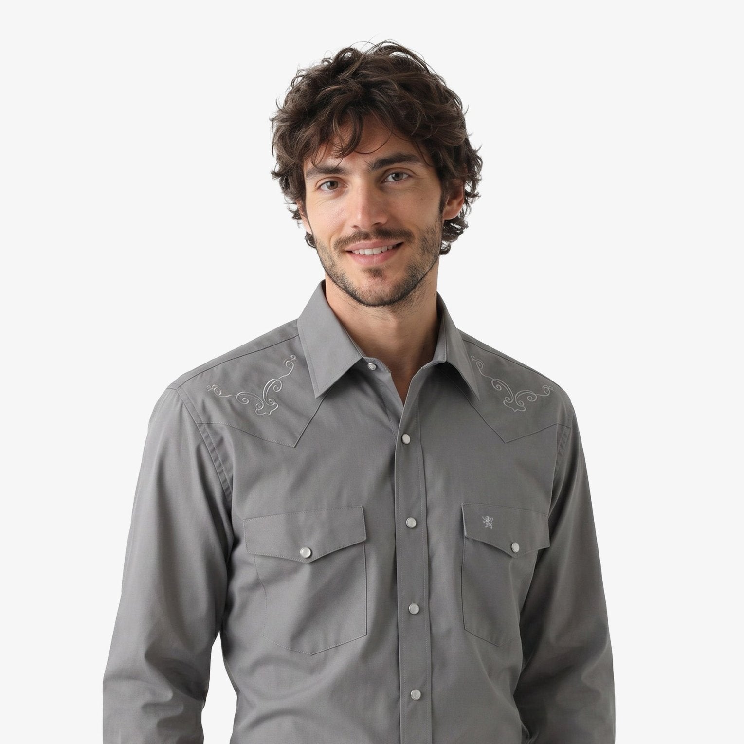 Manchester Camisa Vaquera Premium con Bordado Western - Manchester