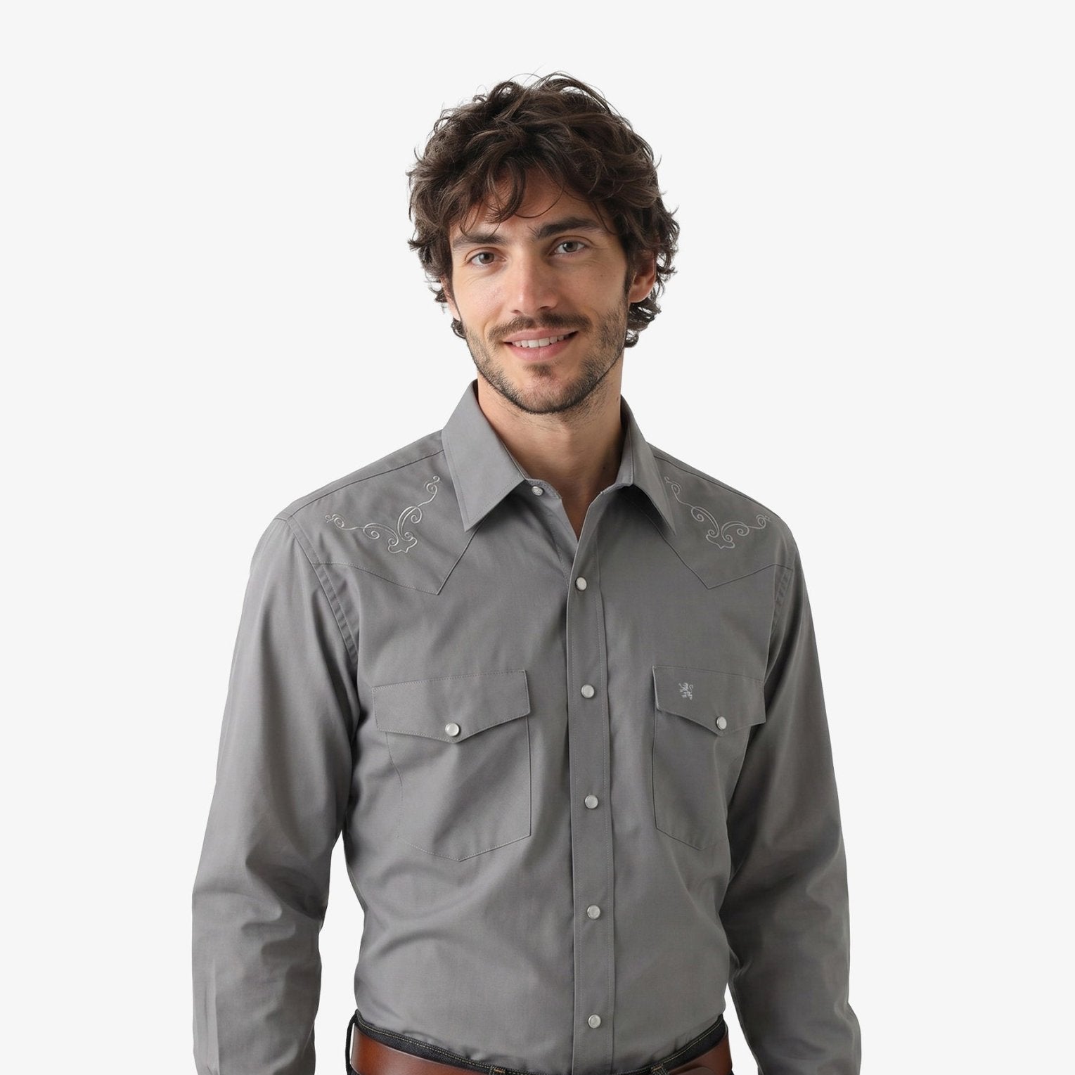 Manchester Camisa Vaquera Premium con Bordado Western - Manchester