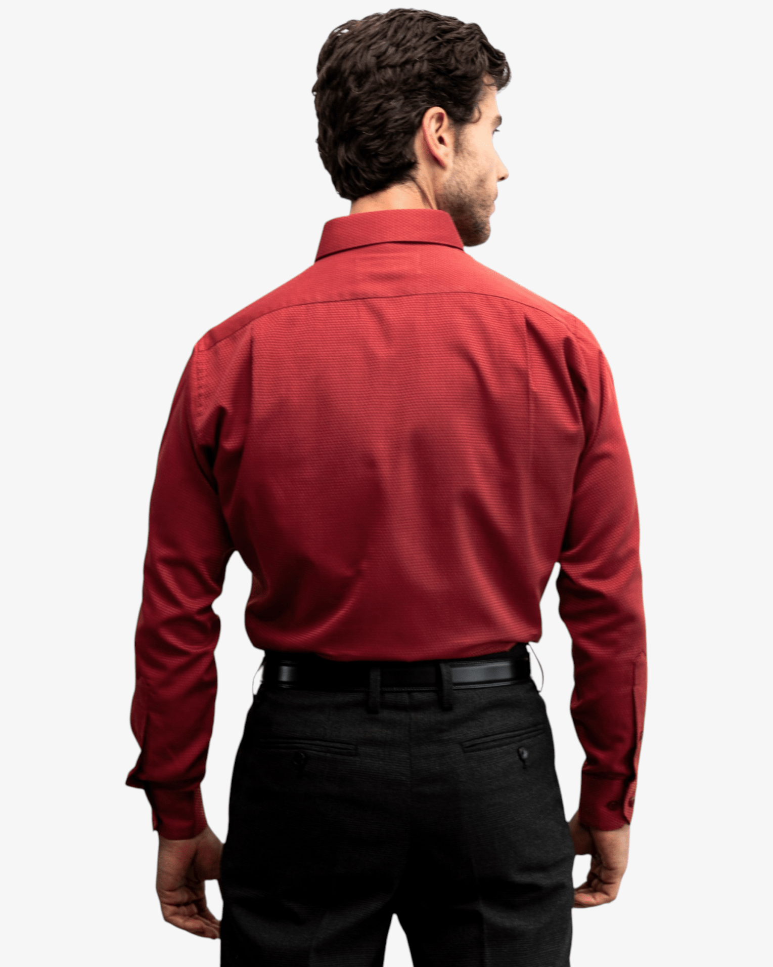 Manchester Camisa Vestir Algodón-Poliéster Diseño Liso Manga Larga - Manchester