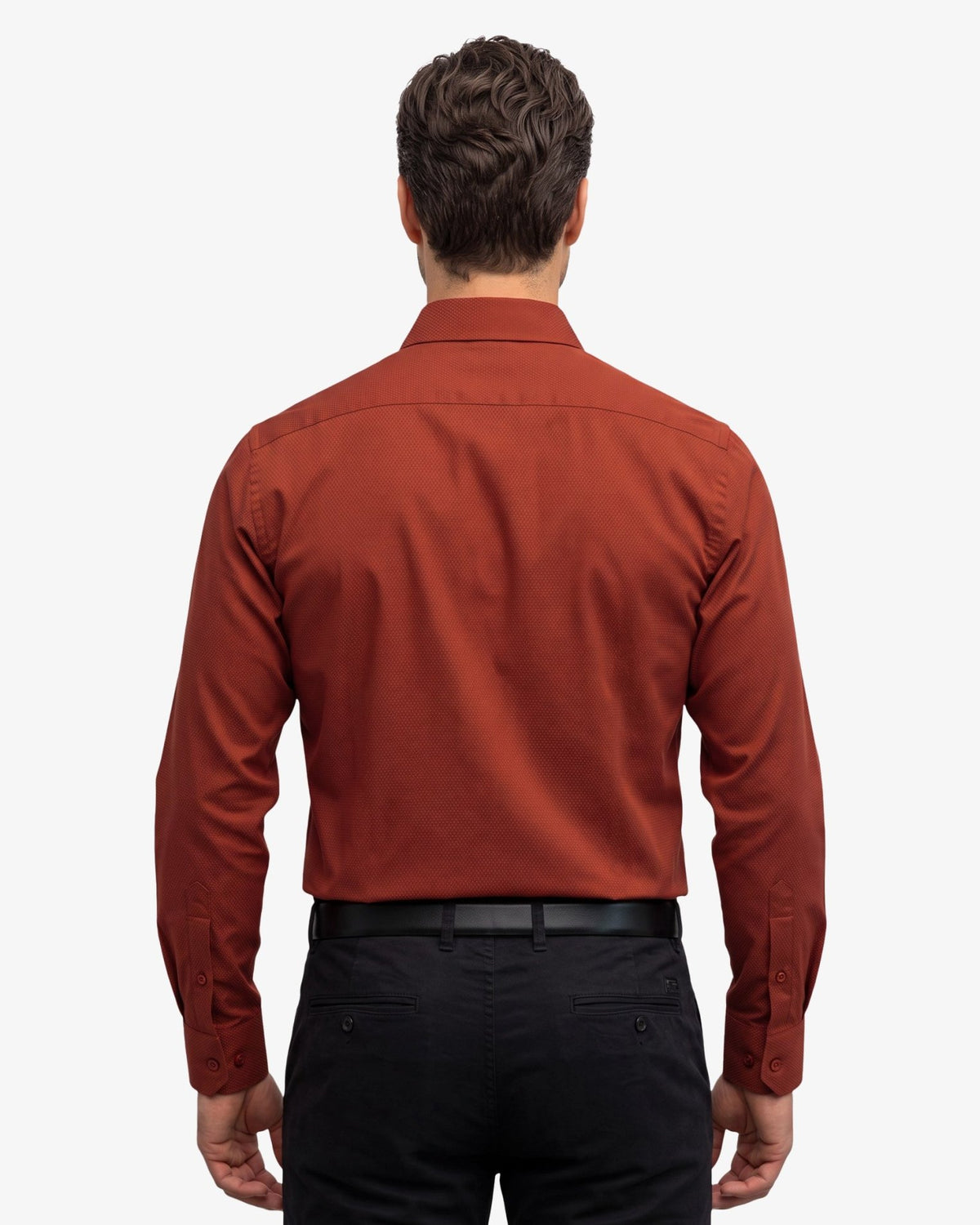 Manchester Camisa Vestir Algodón-Poliéster Diseño Liso Manga Larga - Manchester