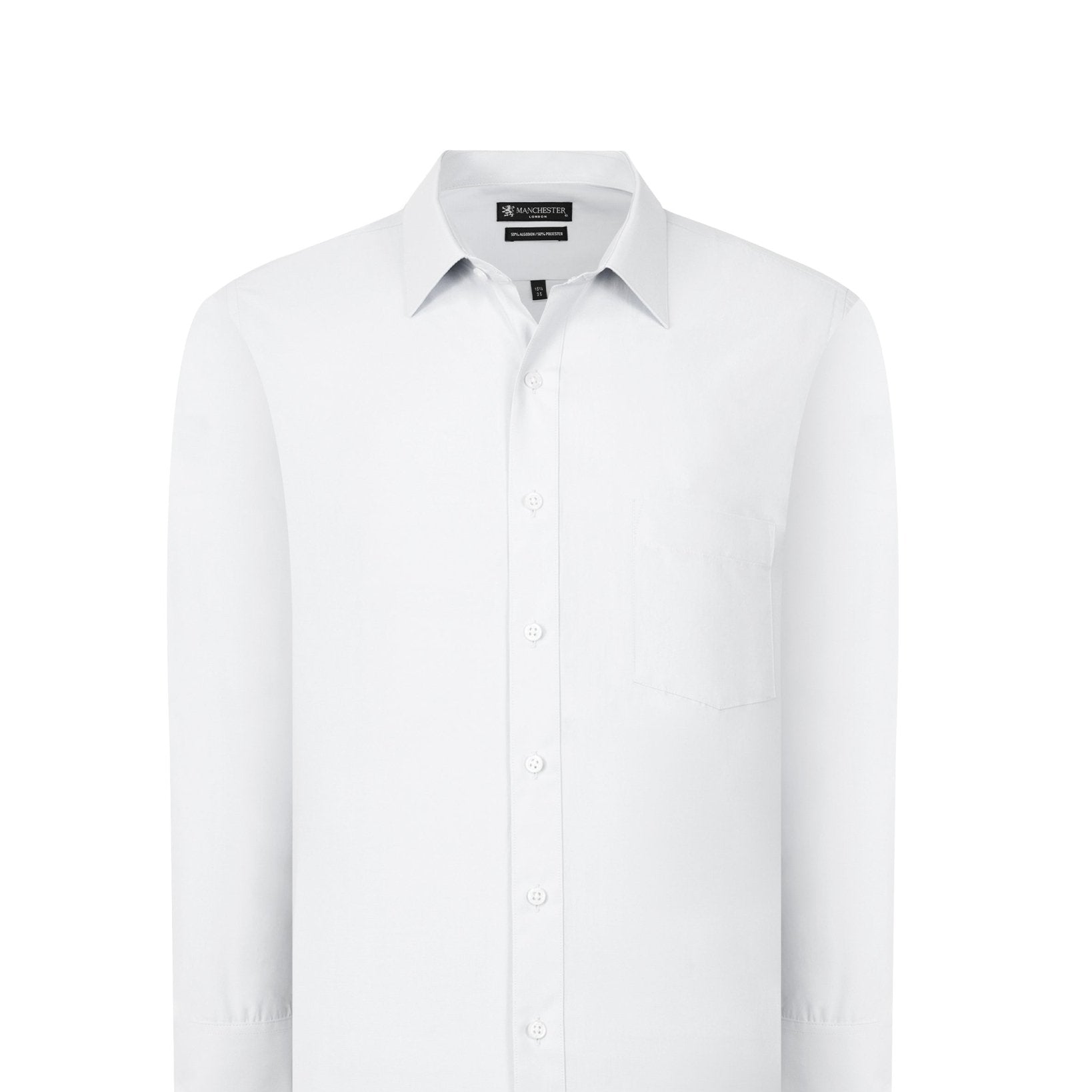 Manchester Camisa Vestir Algodón-Poliéster - Manga Larga - Manchester