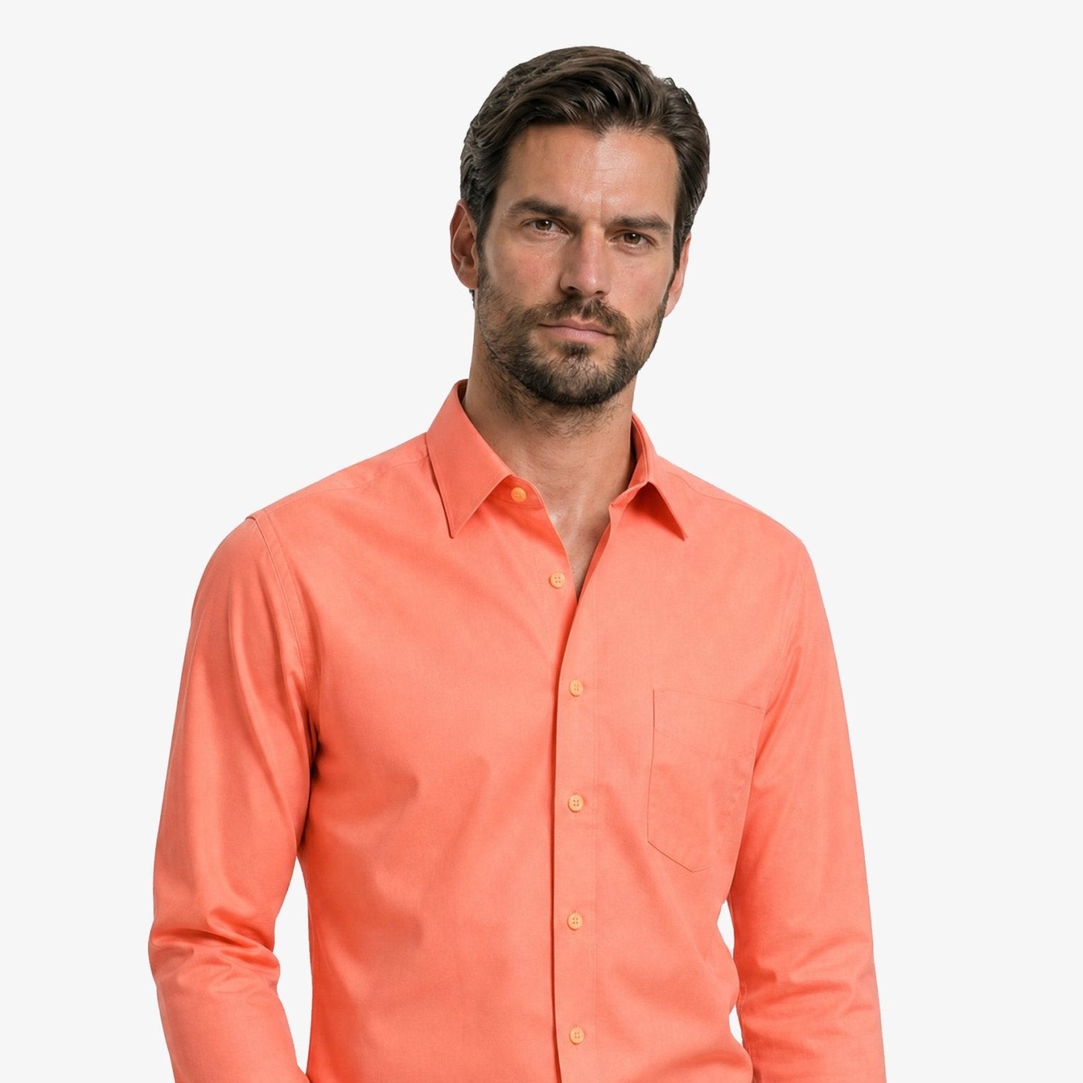 Manchester Camisa Vestir Algodón-Poliéster - Manga Larga para hombre