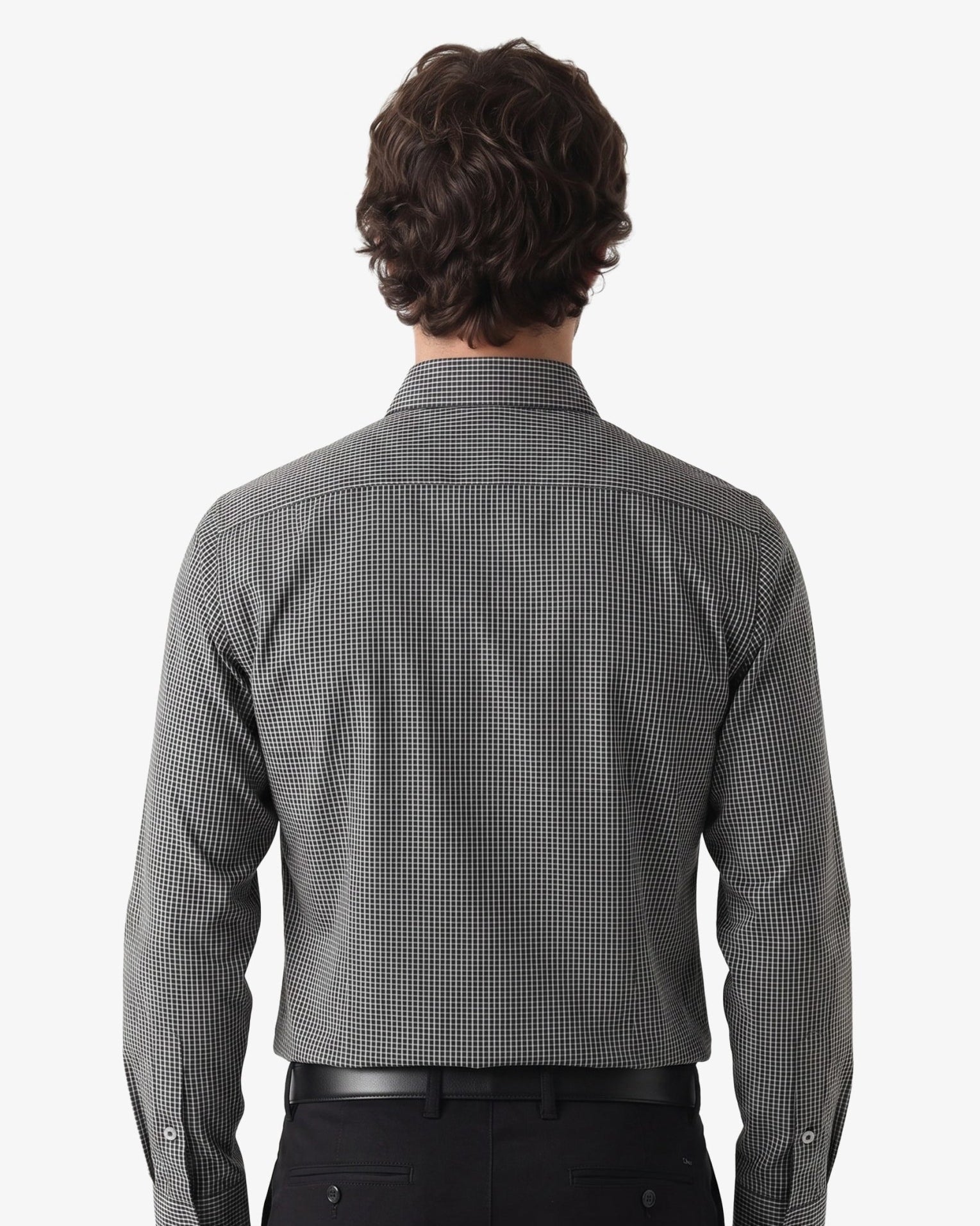 Manchester Camisa Vestir Cuadros Un Bolsillo - Manchester