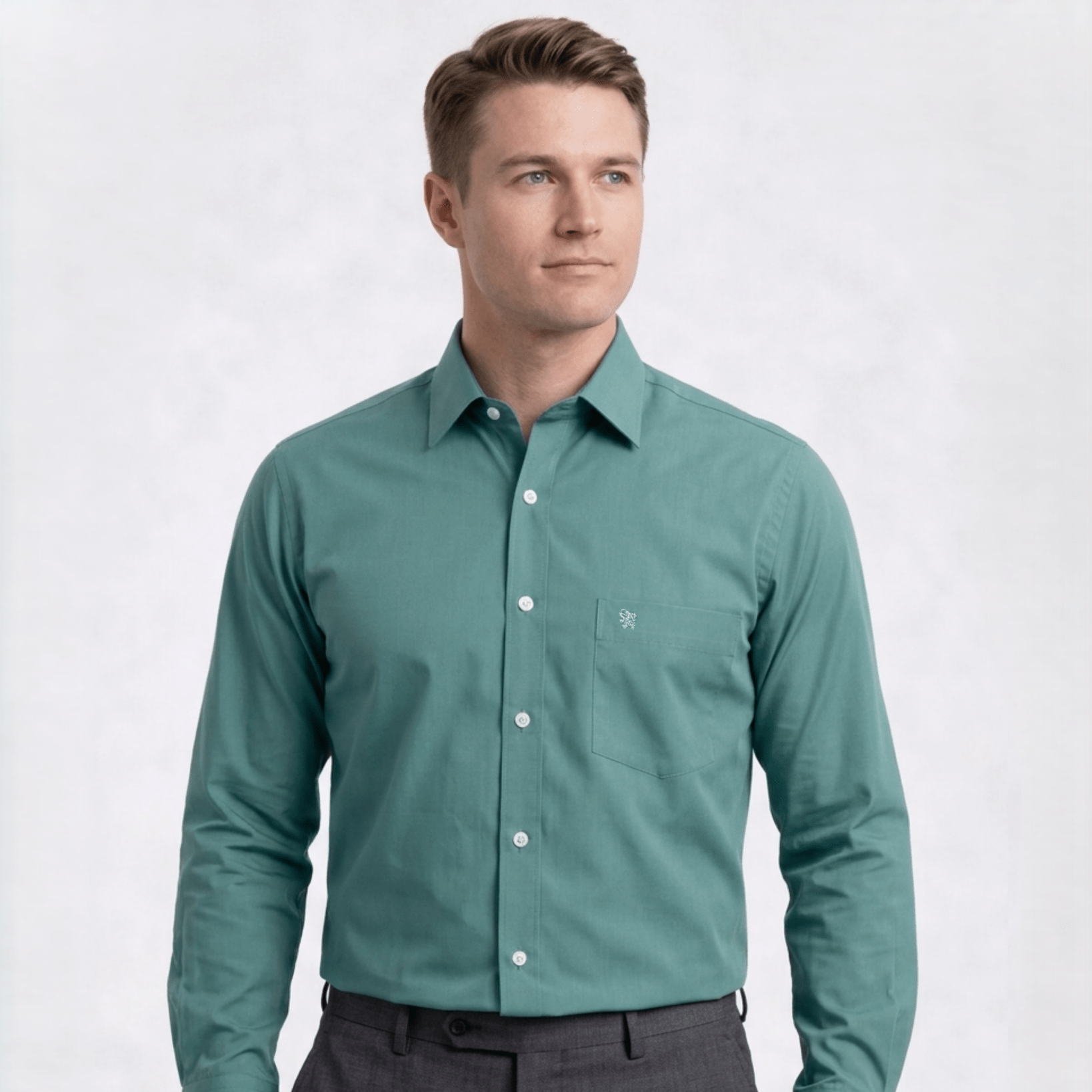 Manchester Camisa Vestir Elite 100% Algodón - Manga Larga - Manchester