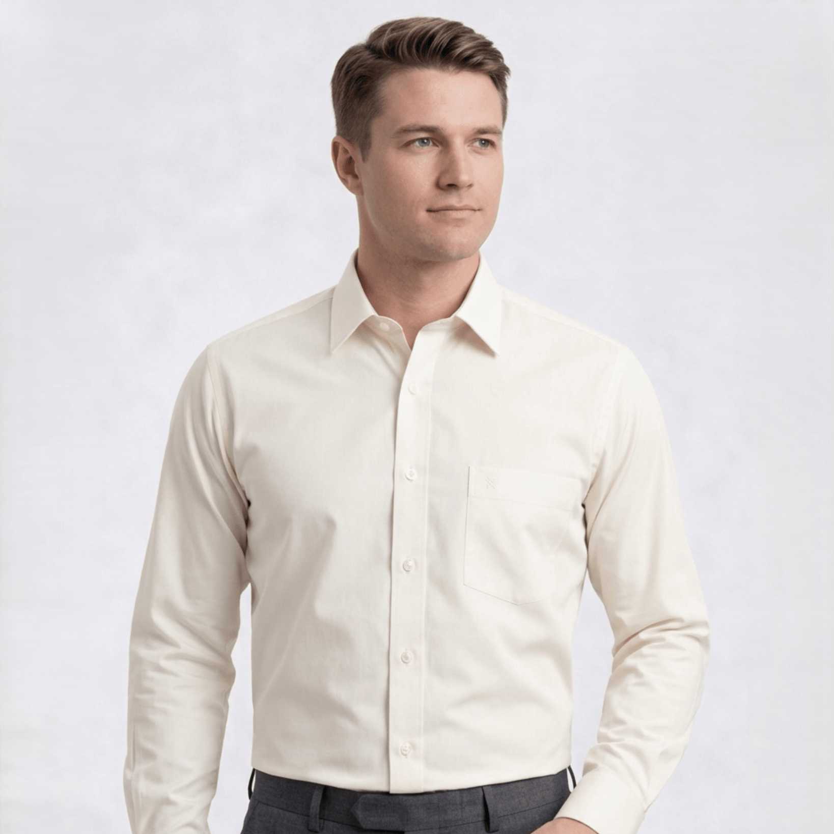 Manchester Camisa Vestir Elite 100% Algodón - Manga Larga - Manchester