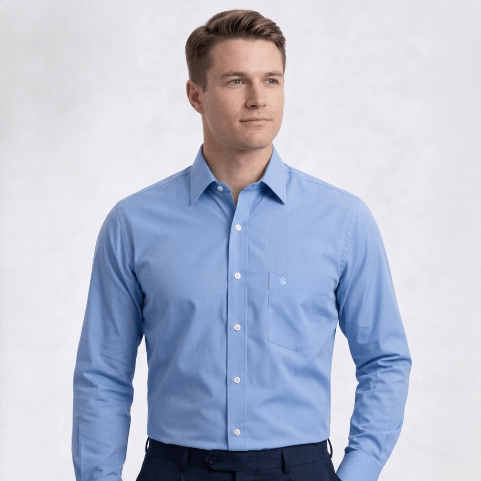 Manchester Camisa Vestir Elite 100% Algodón - Manga Larga - Manchester