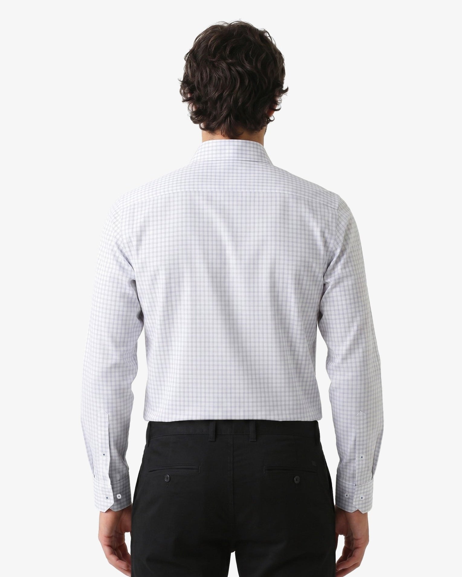 Manchester Camisa Vestir Elite 100% Algodón Wrinkle Free Manga Larga - Manchester