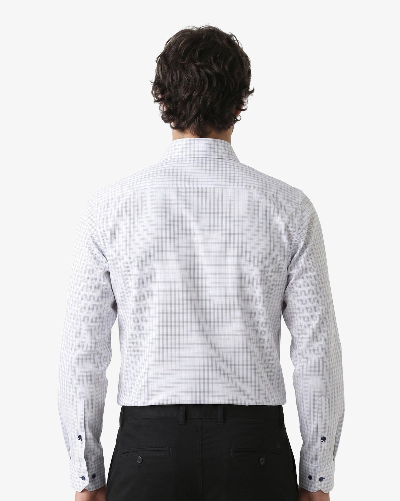 Manchester Camisa Vestir Elite 100% Algodón Wrinkle Free Manga Larga - Manchester