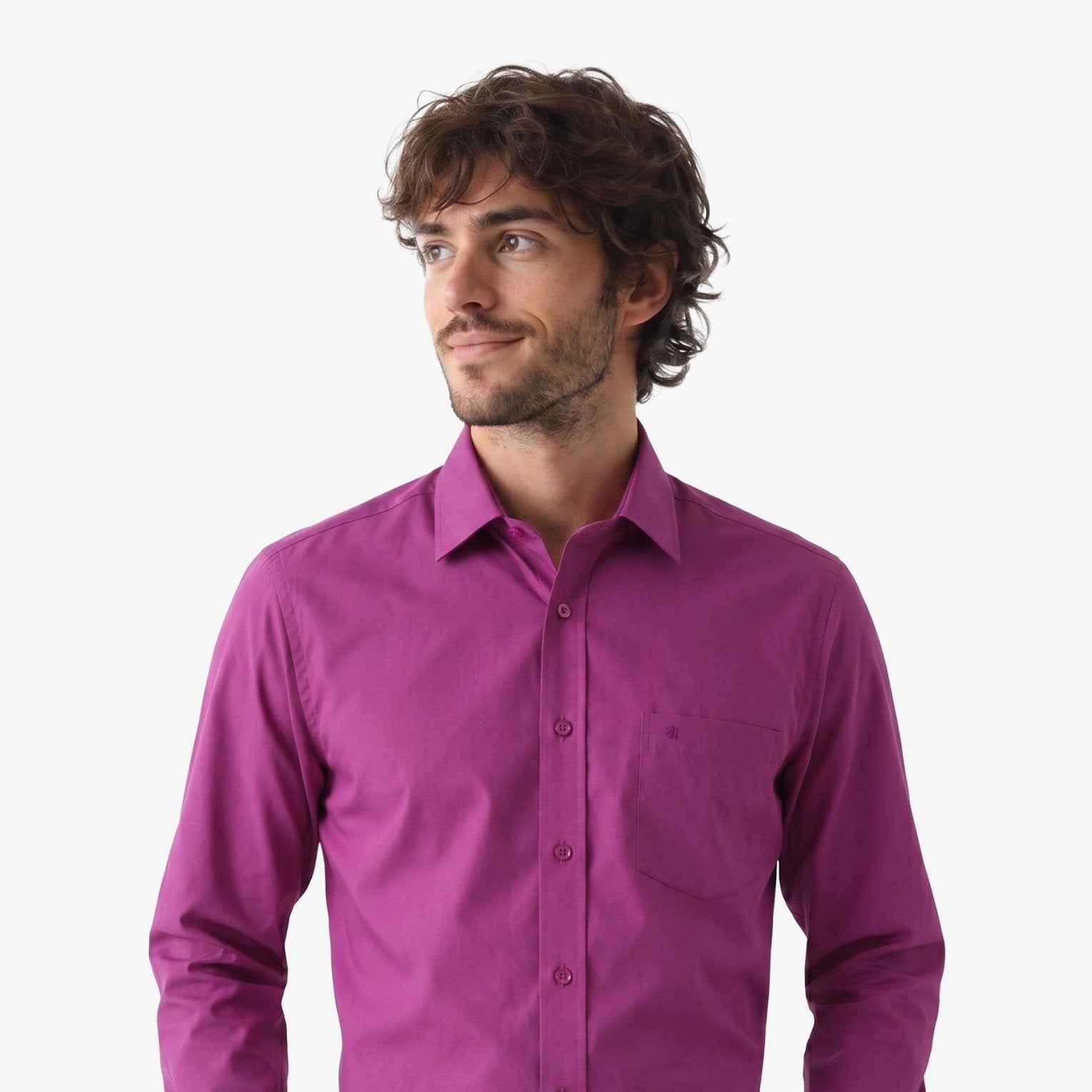 Manchester Camisa Vestir Slim Fit 100% Algodón - Manga Larga - Manchester
