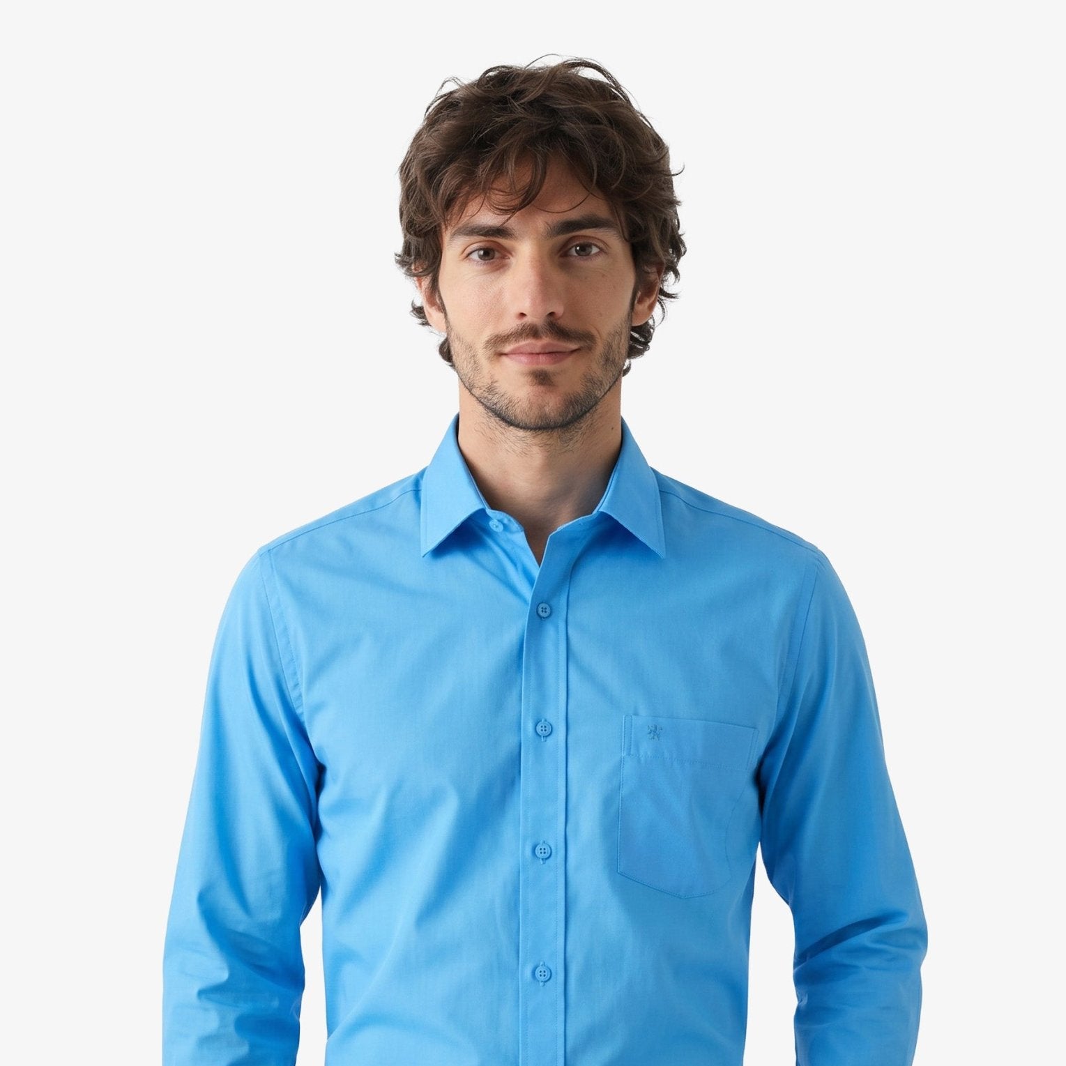 Manchester Camisa Vestir Slim Fit 100% Algodón - Manga Larga - Manchester
