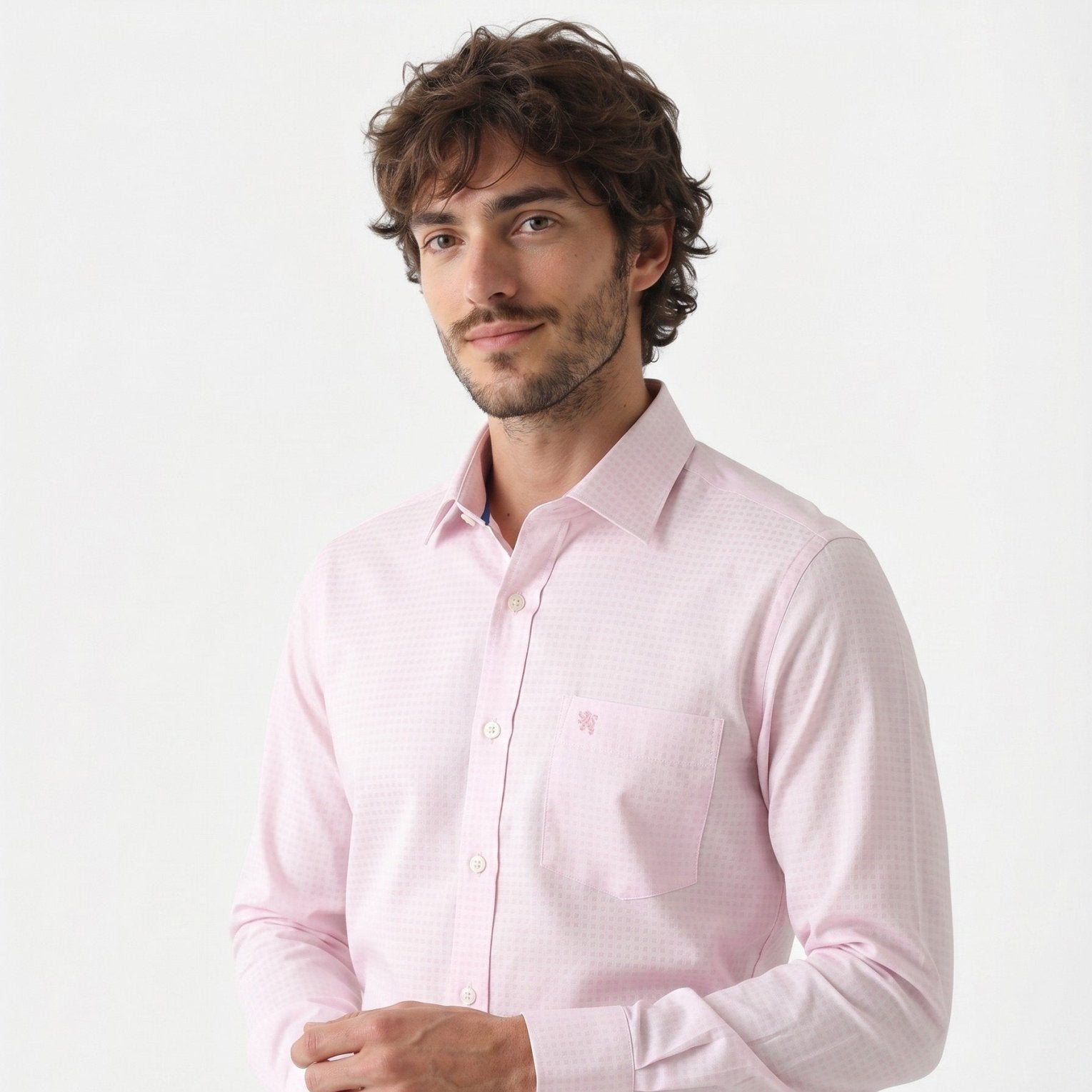 Manchester Camisa Vestir Slim Fit Algodón-Poliéster - Manga Larga - Manchester