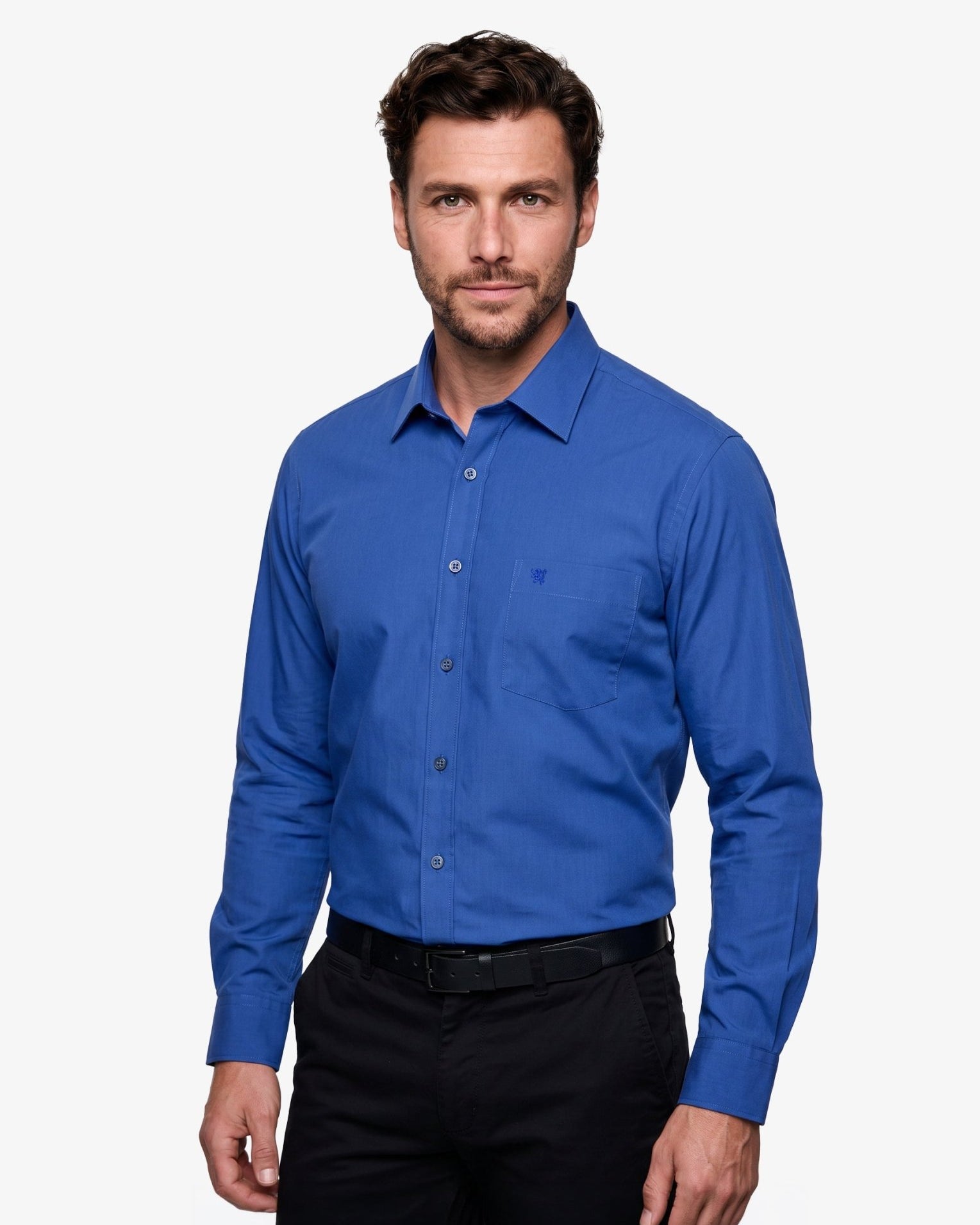 Manchester Camisa Vestir Slim Fit Manga Larga - Manchester