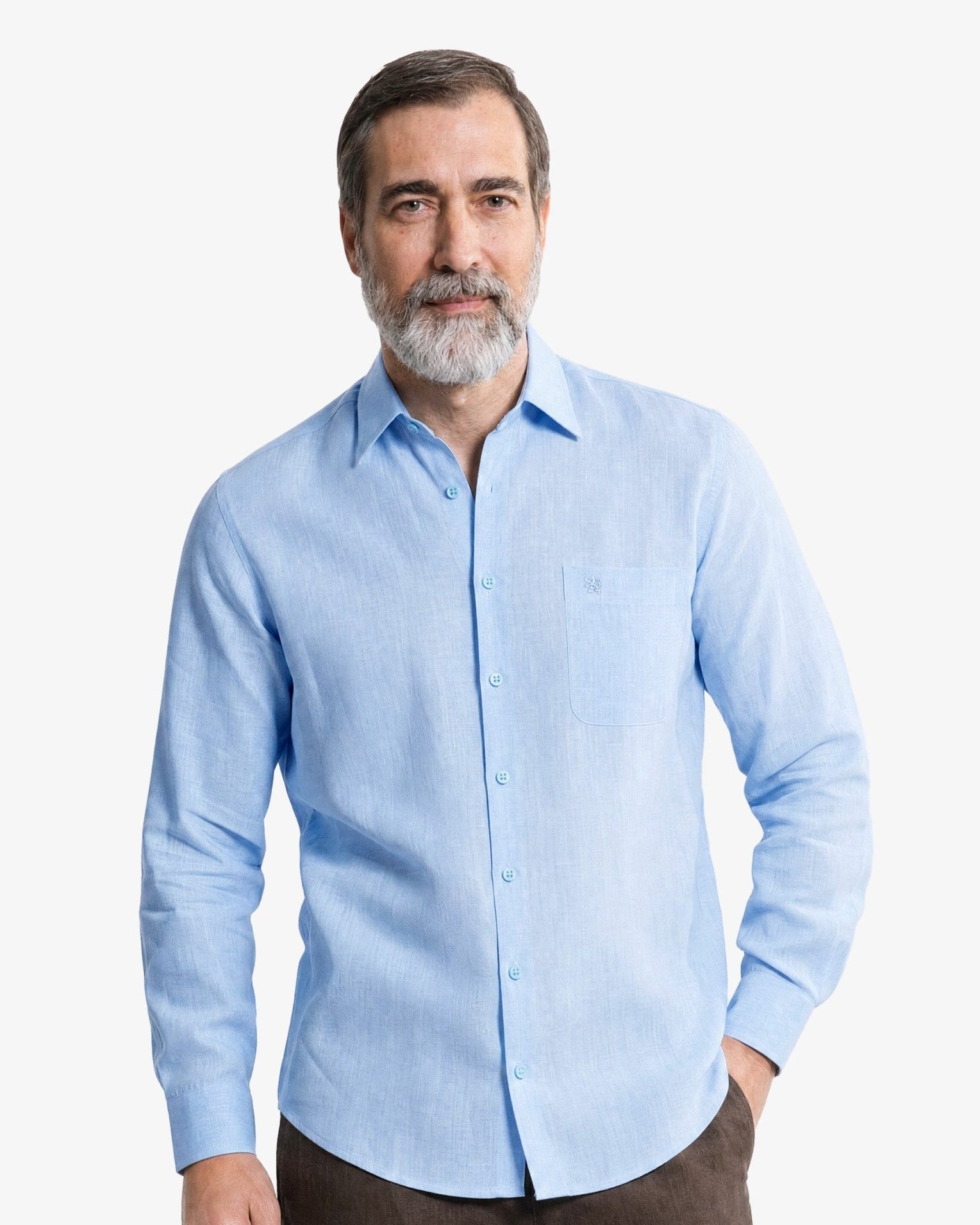 Manchester Elite Camisa Casual Lino - Manchester