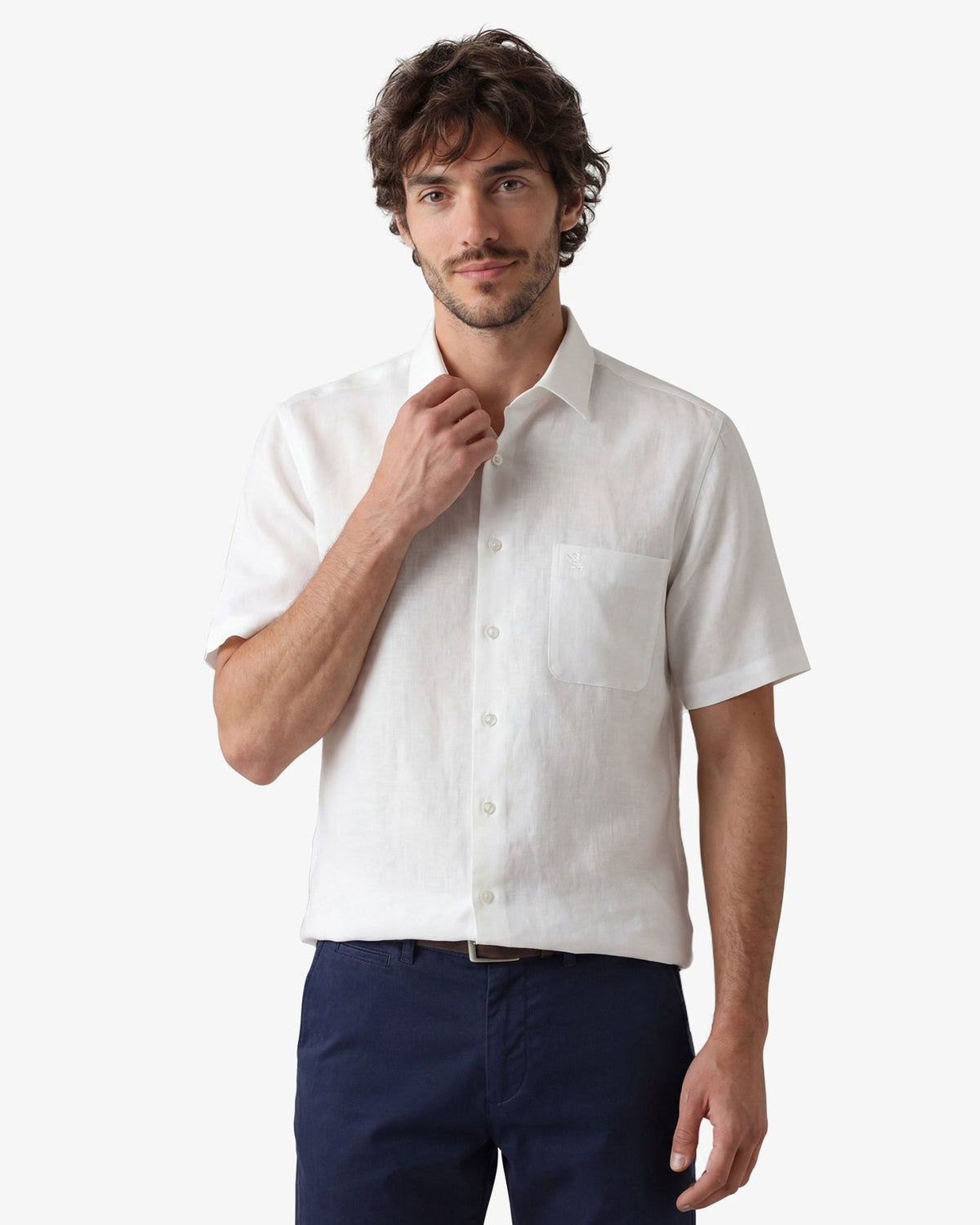 Manchester Elite Camisa Casual Lino - Manchester
