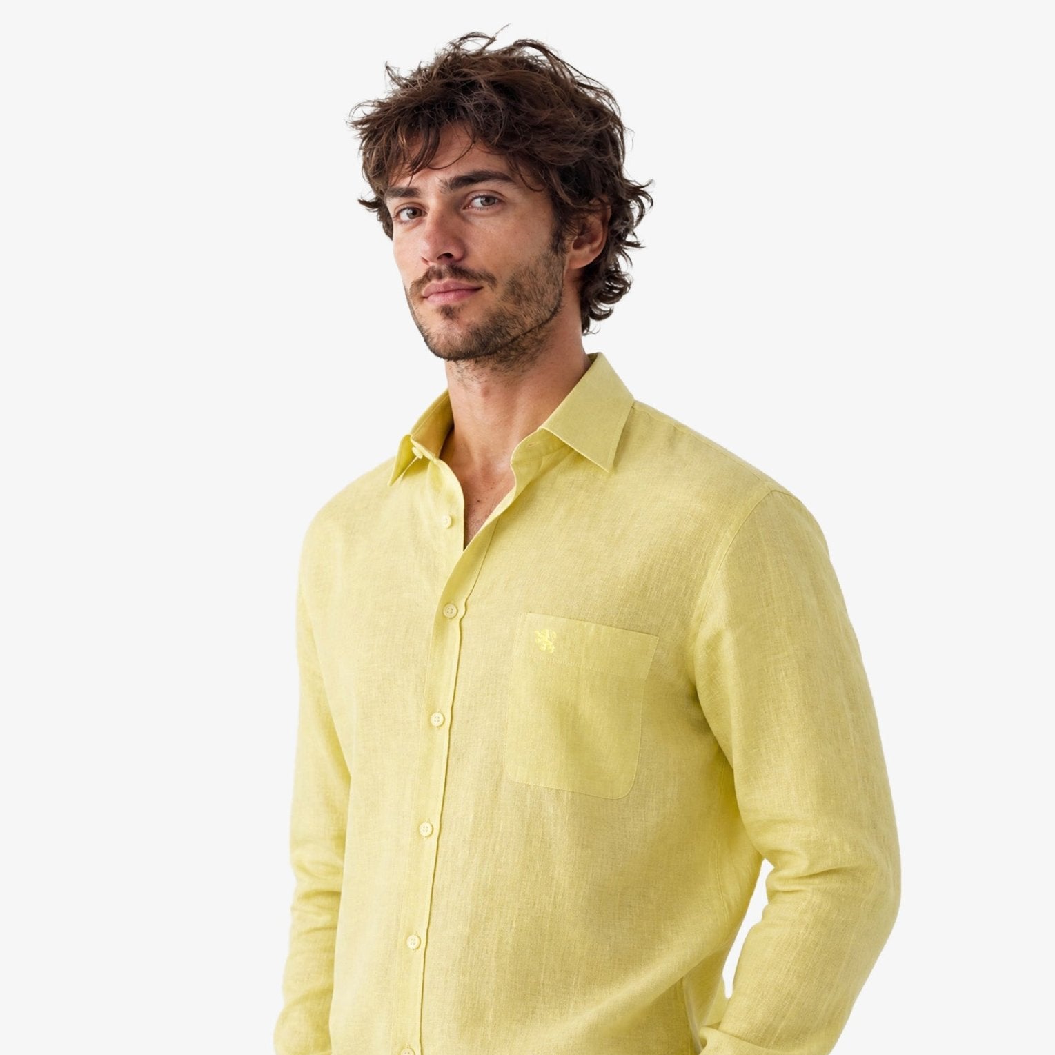 Manchester Elite Camisa Casual Lino - Manchester