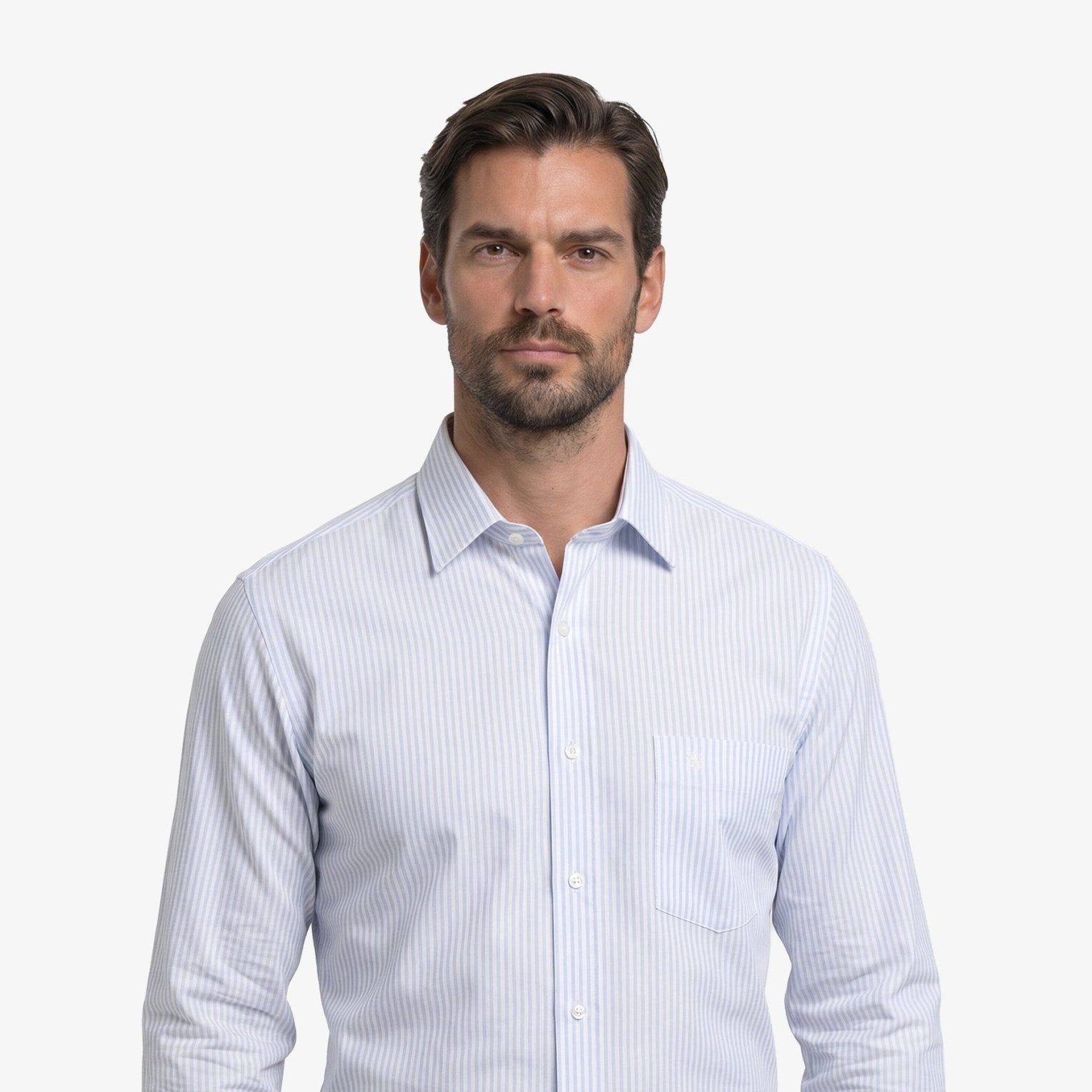 Manchester Elite Camisa de Vestir Algodón Wrinkle Free - Manchester