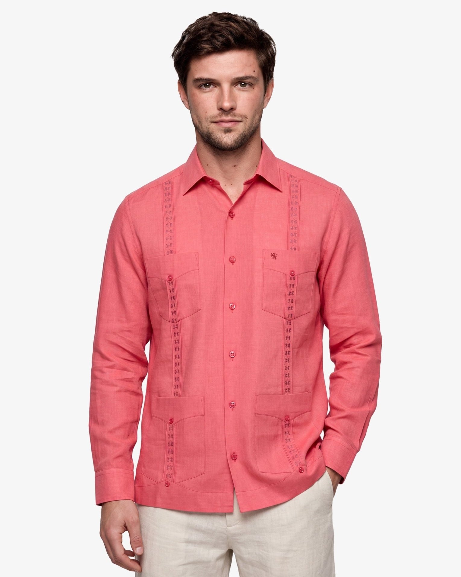 Manchester Guayabera 55% Lino / 45% Algodón - Manchester