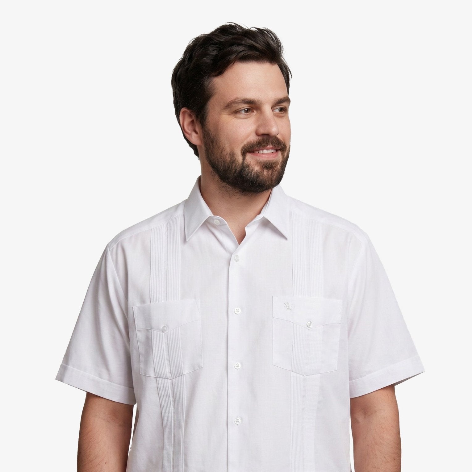 Manchester Guayabera Big and Tall Algodón y Poliéster - Manchester