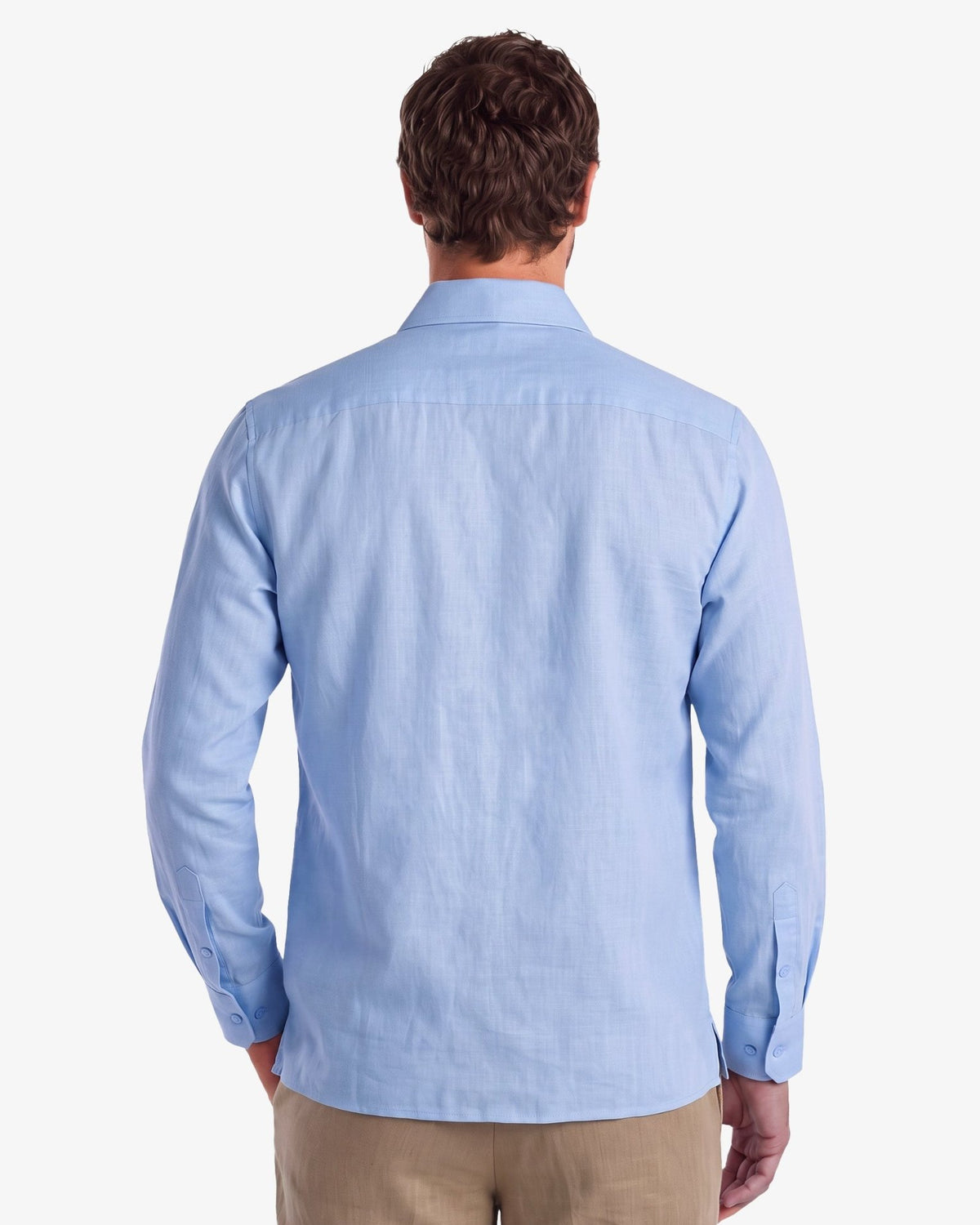 Manchester Guayabera Bordado Artesanal Geométrico Alforzada - Manchester