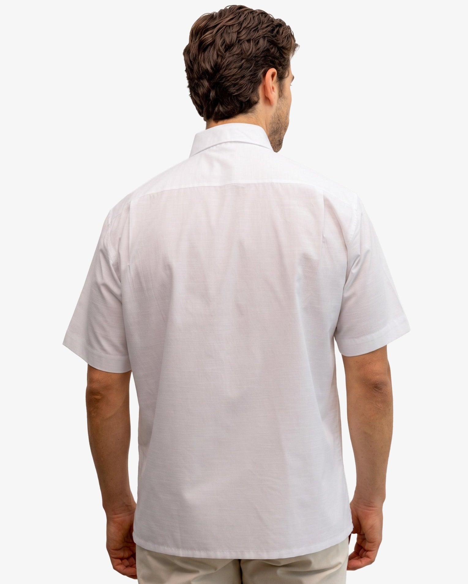 Manchester Guayabera Casual Mezcla Poliéster y Algodón - Manchester