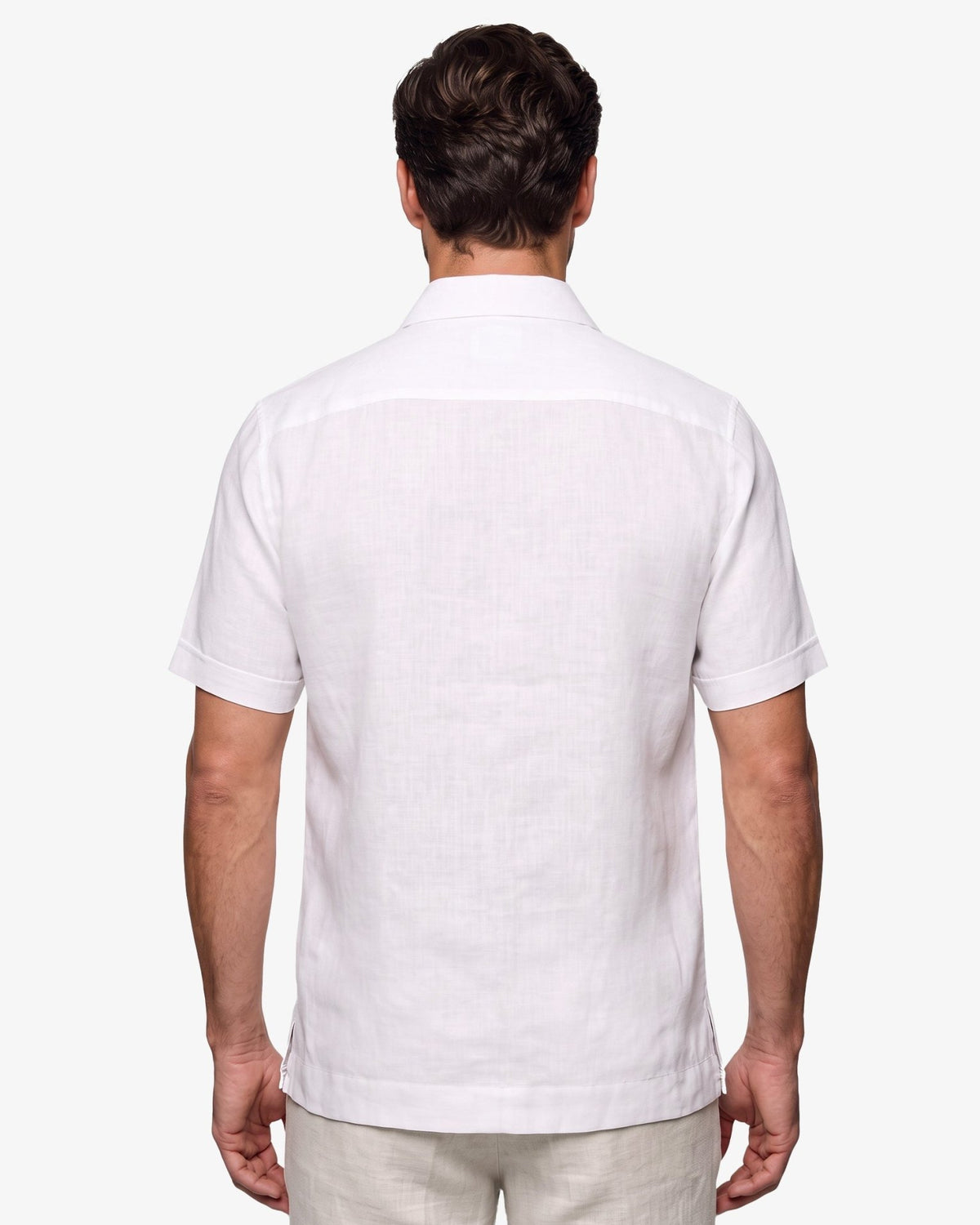 Manchester Guayabera Casual Mezcla Poliéster y Algodón - Manchester