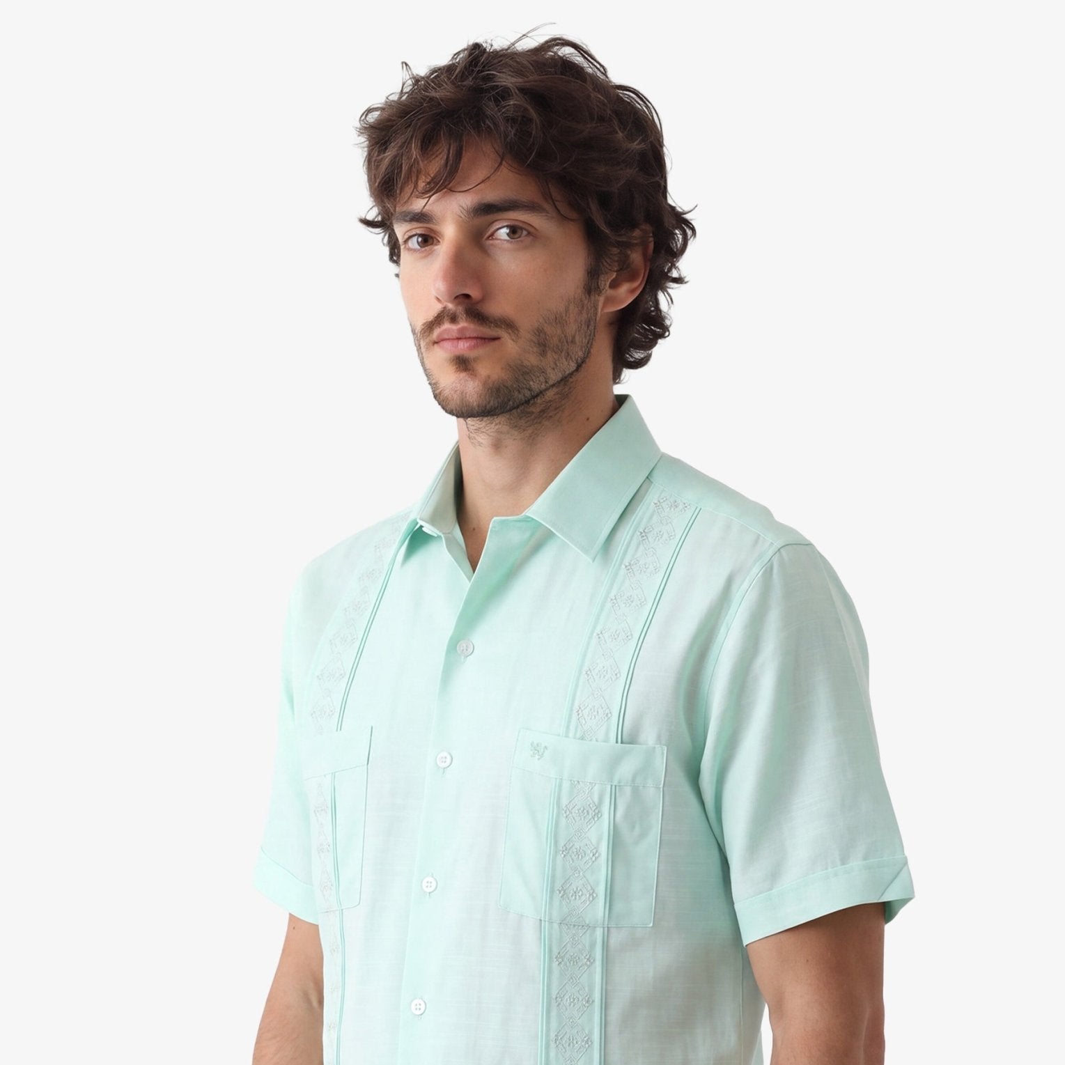Manchester Guayabera Clásica - Manga Corta - Manchester