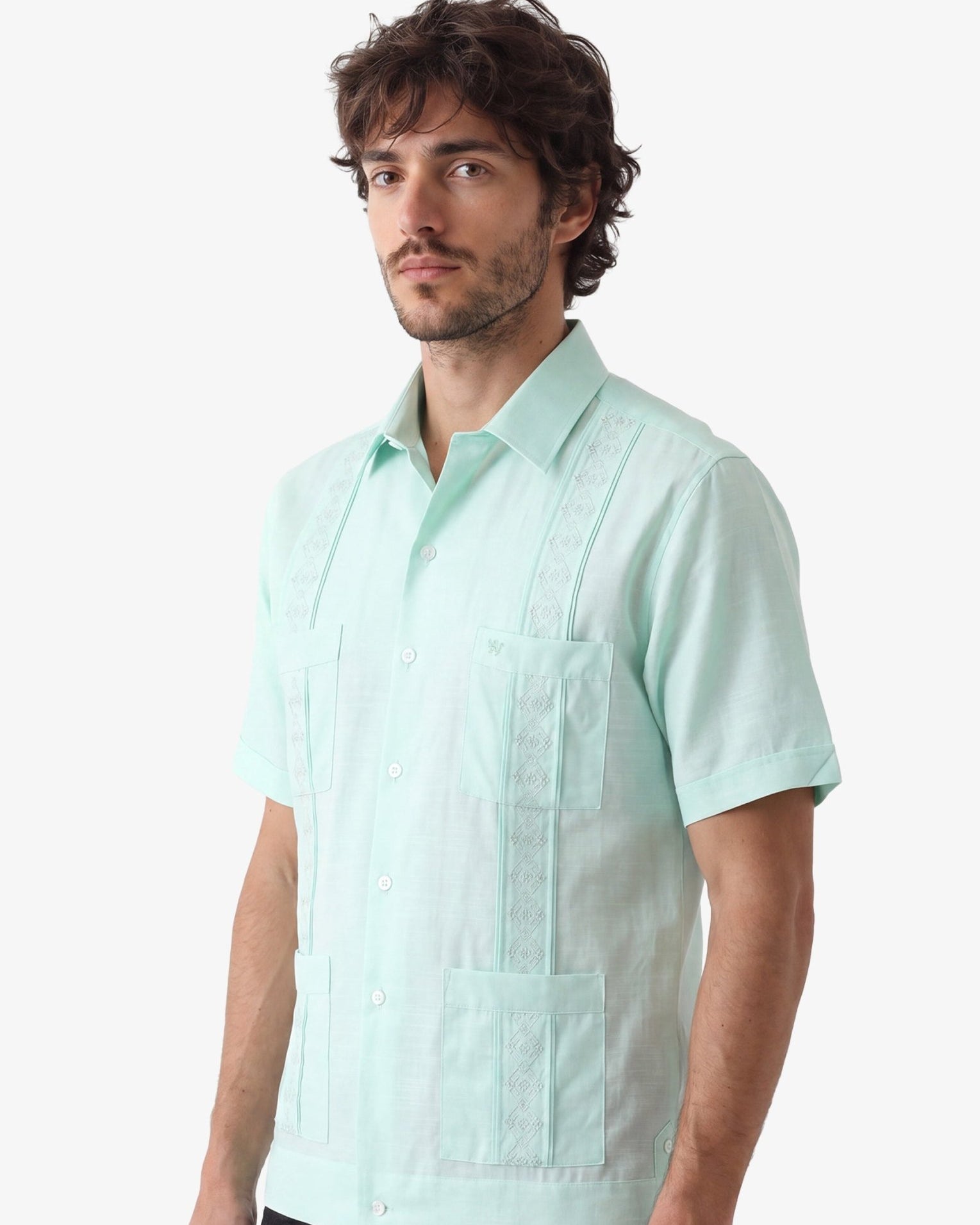 Manchester Guayabera Clásica - Manga Corta - Manchester