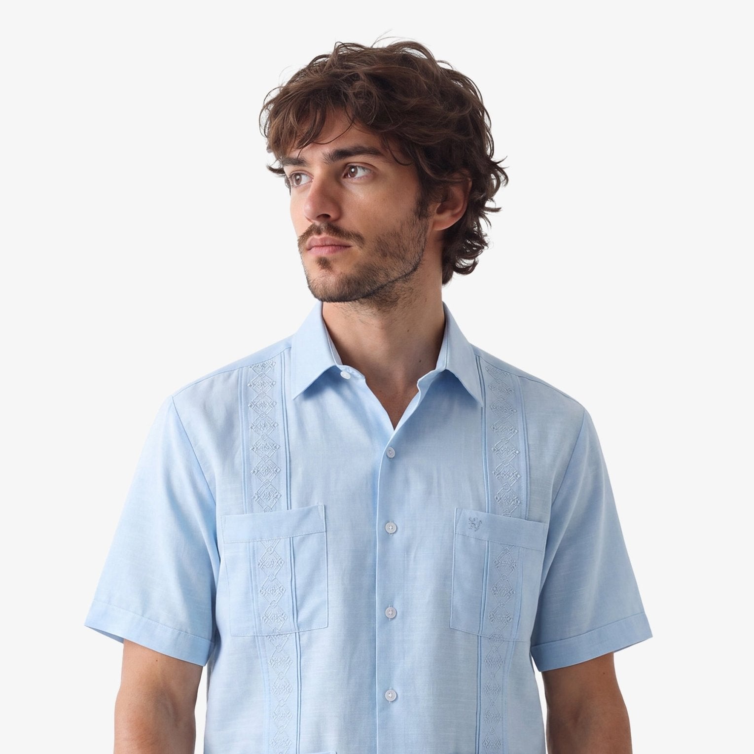 Manchester Guayabera Clásica - Manga Corta - Manchester