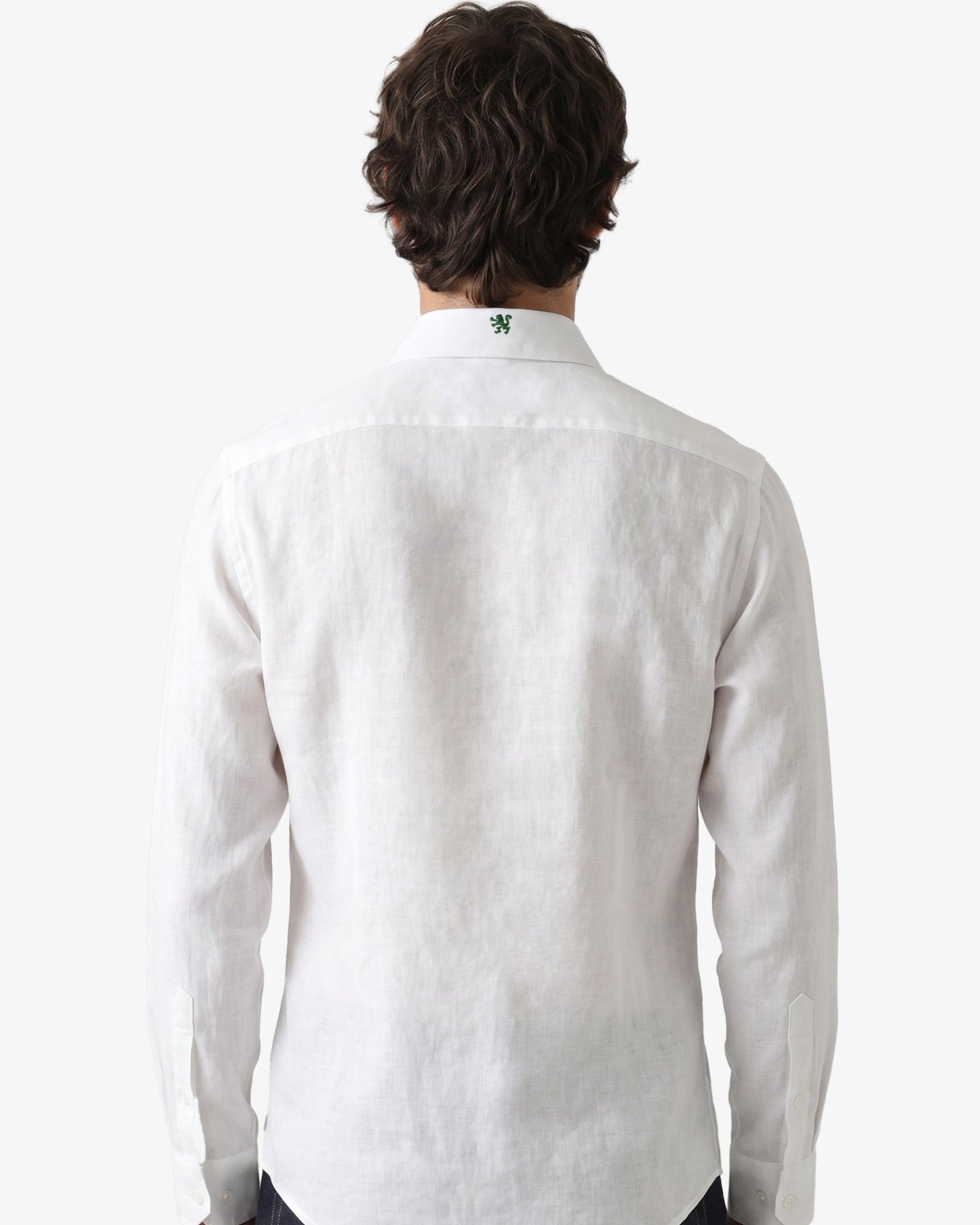 Manchester Guayabera de Lino Edición Especial Mundial 2026 – Sin Bolsas Manga Larga - Manchester