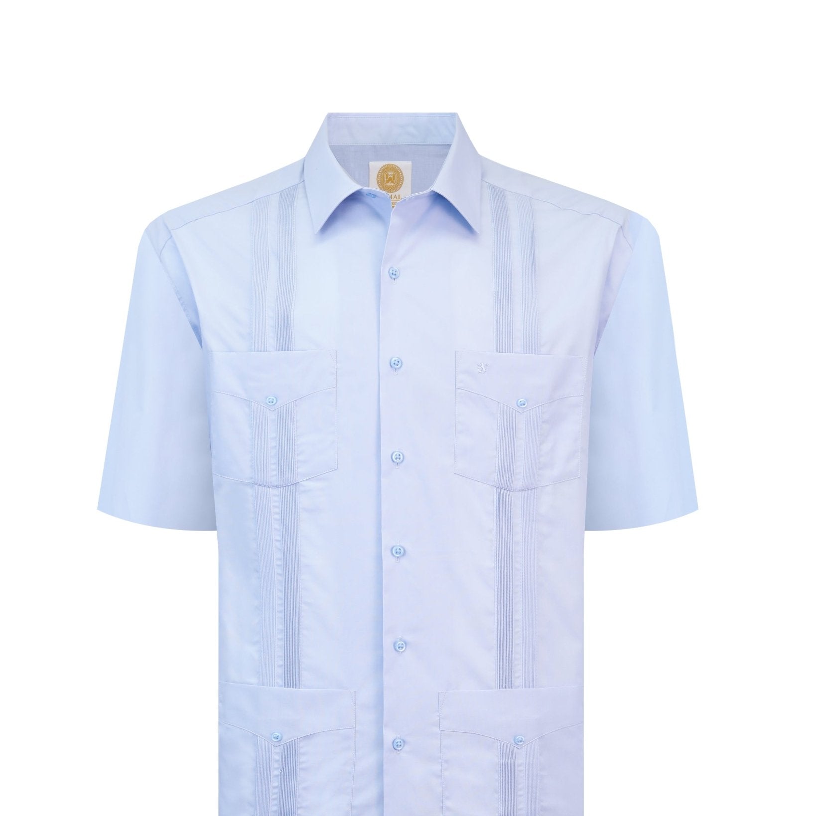 Manchester Guayabera de Manga Corta de Talla Extra - Manchester