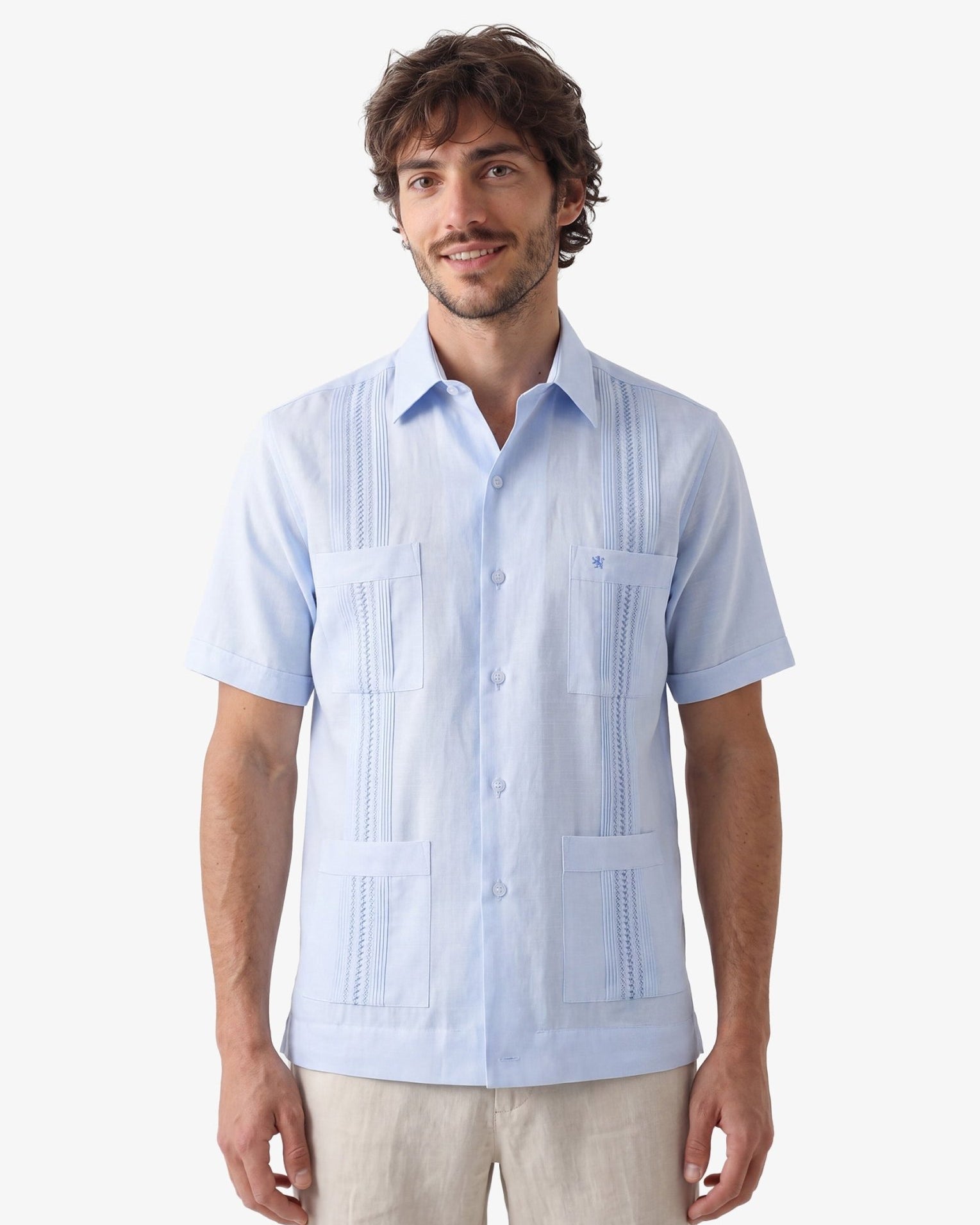 Manchester Guayabera Formal Tropical Manga Corta - Manchester