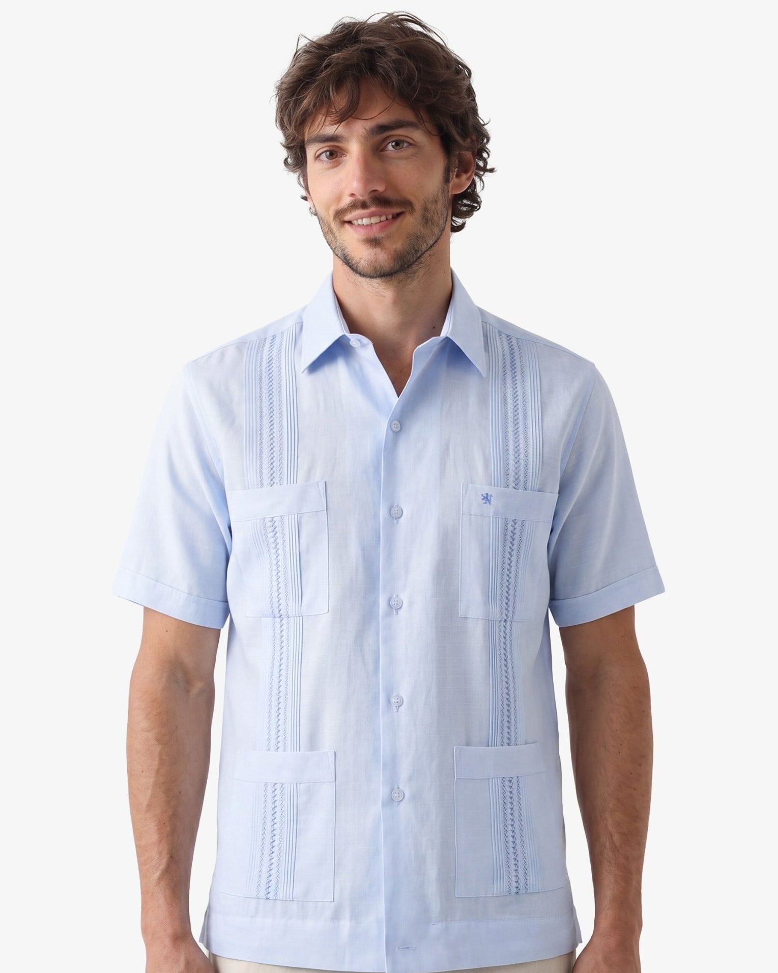 Manchester Guayabera Formal Tropical Manga Corta - Manchester