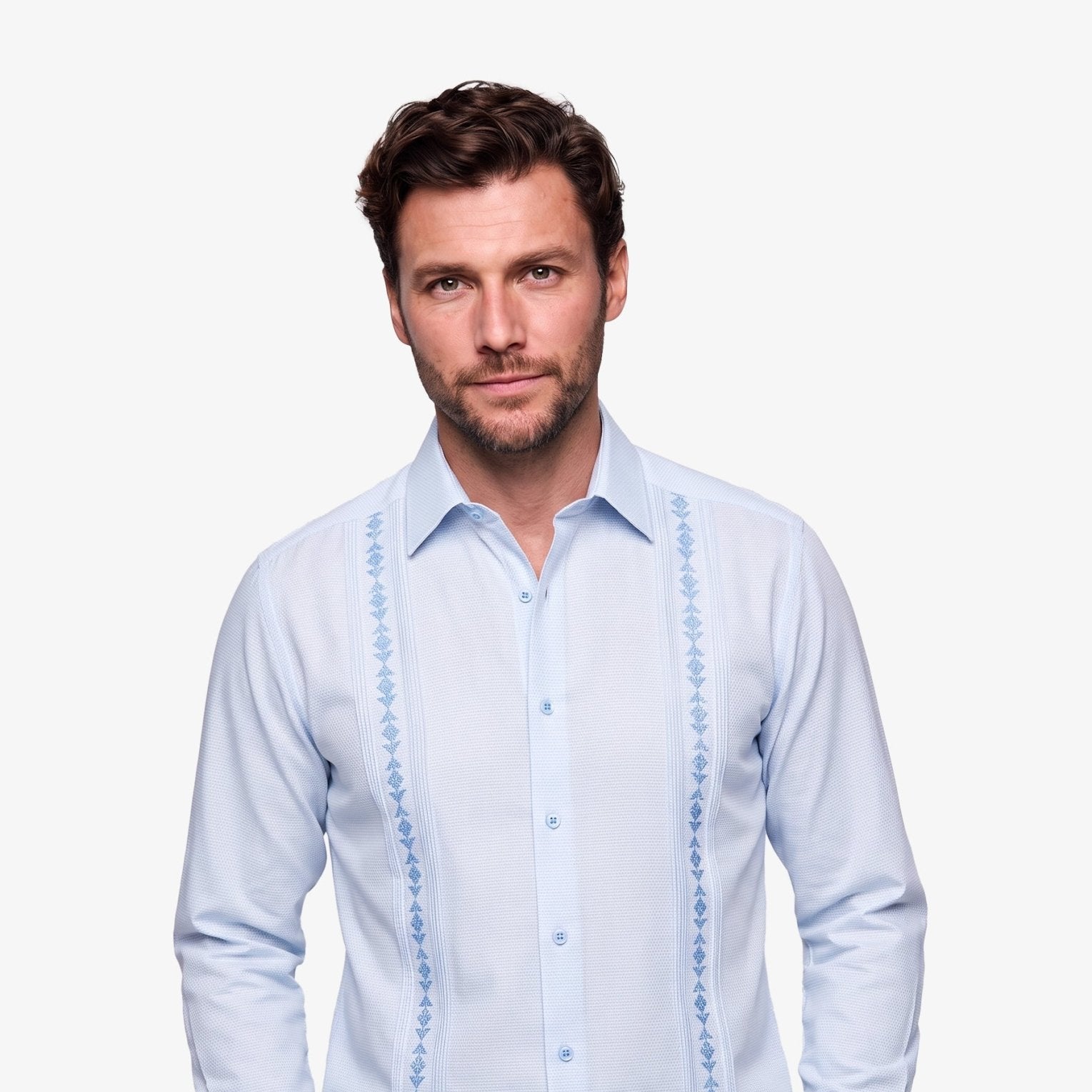 Manchester Guayabera Formal Tropical Sofisticada - Manchester