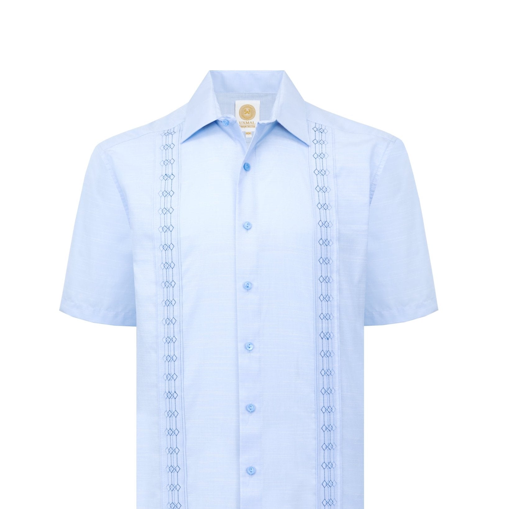 Manchester Guayabera Lisa Algodón - Poliéster Diseño Liso - Manchester