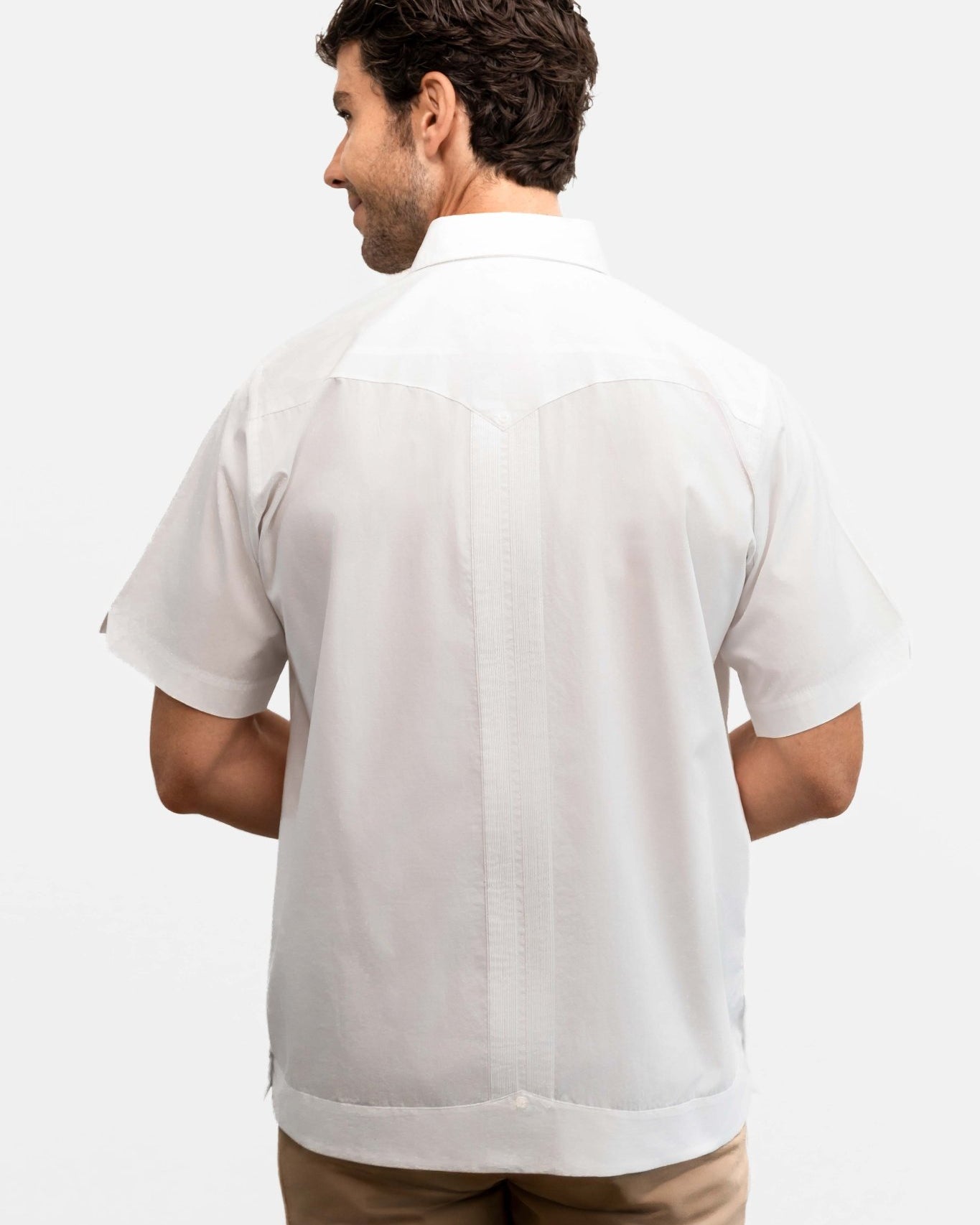 Manchester Guayabera Lisa Algodón y Poliéster - Manchester