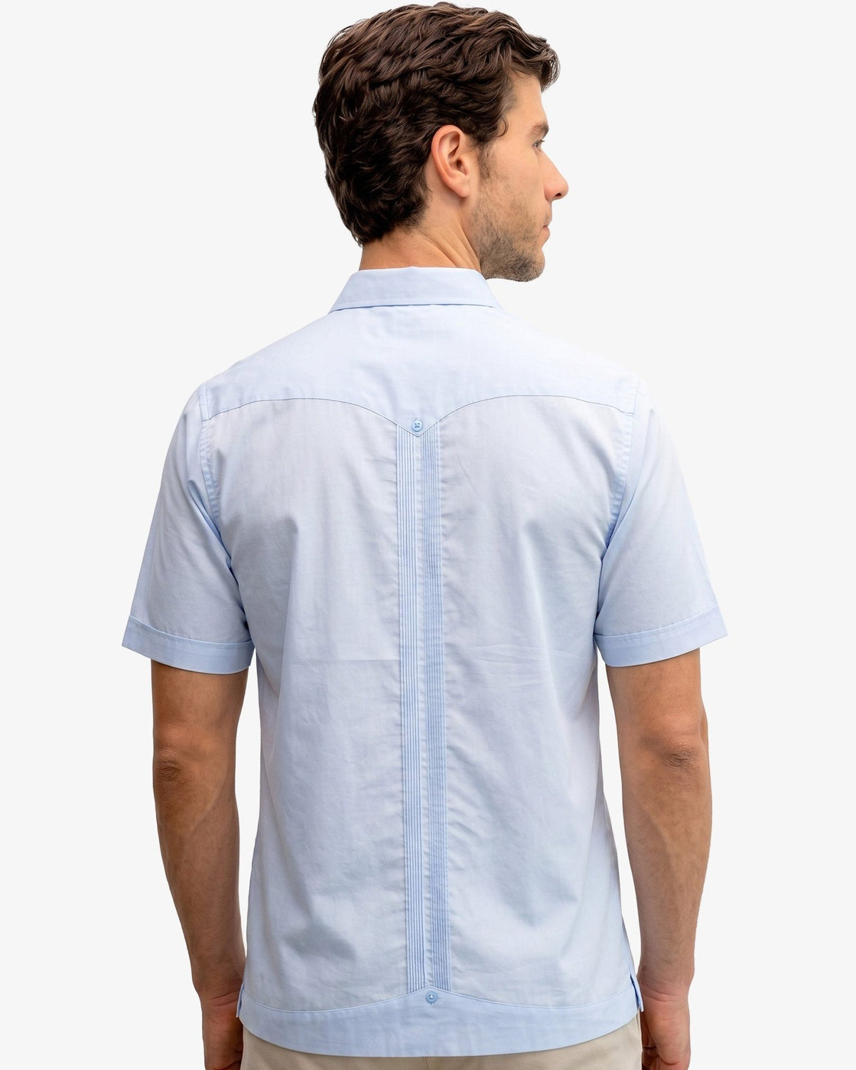 Manchester Guayabera Lisa Algodón y Poliéster - Manchester