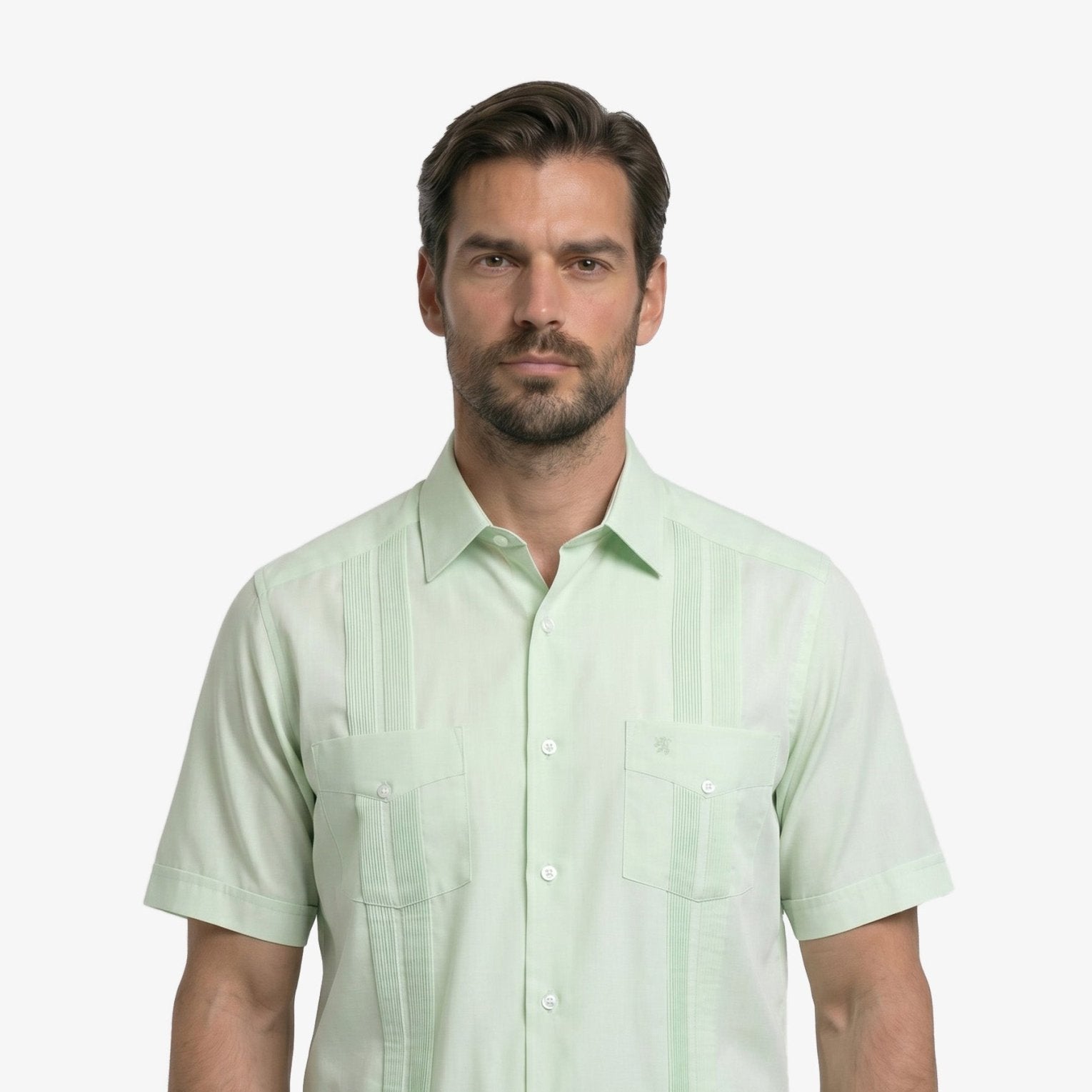 Manchester Guayabera Lisa Algodón y Poliéster - Manchester