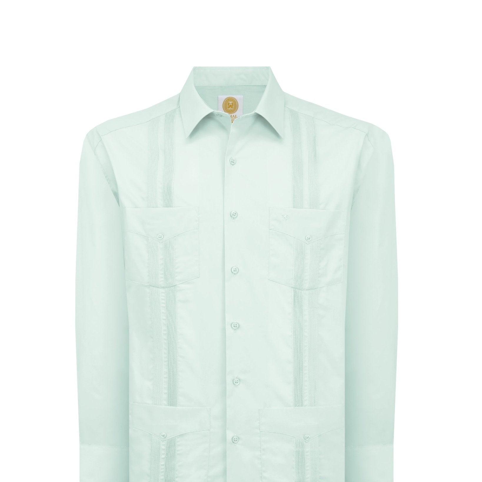 Manchester Guayabera Lisa Big and Tall Algodón y Poliéster - Manchester