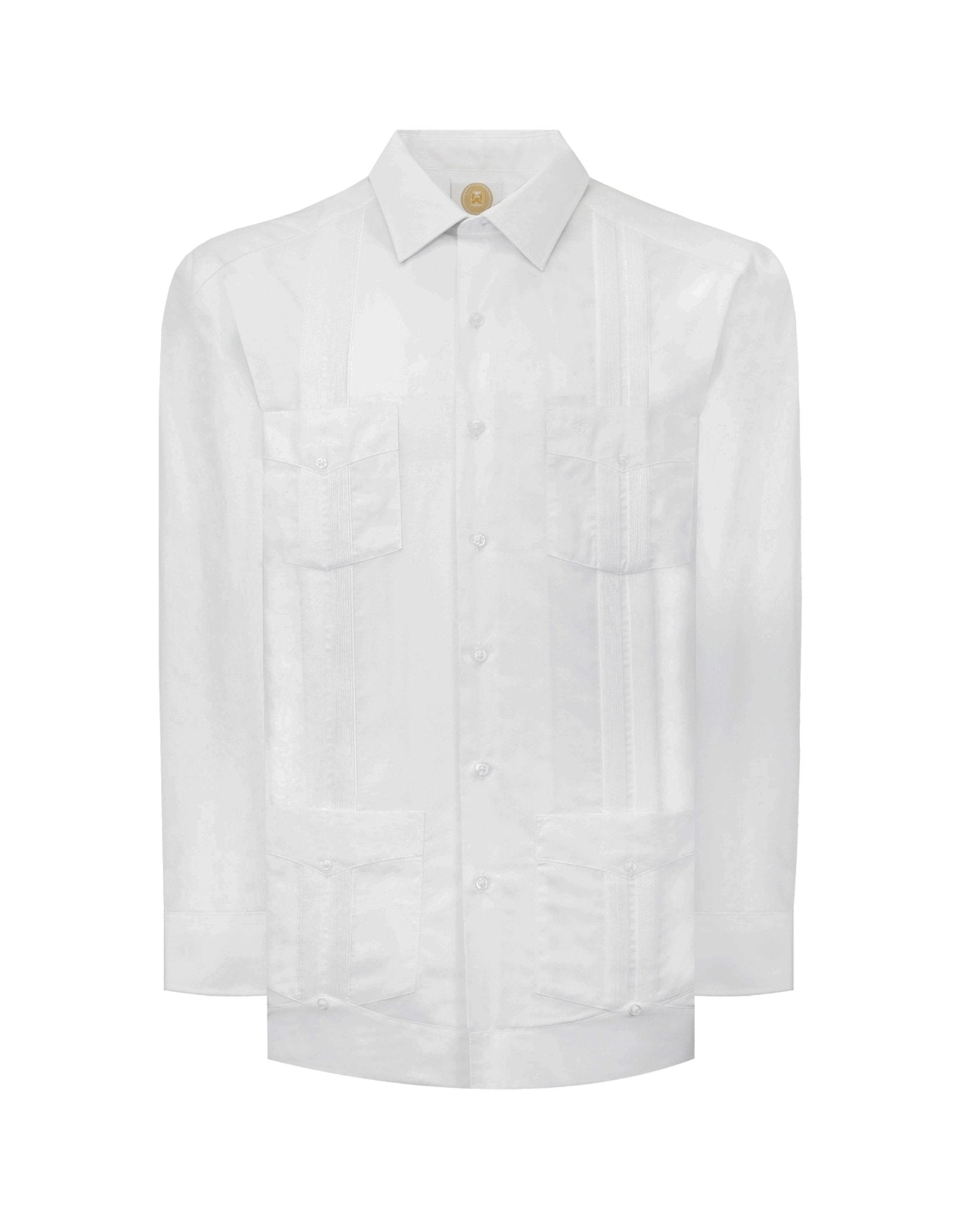 Manchester Guayabera Lisa Big and Tall Algodón y Poliéster - Manchester