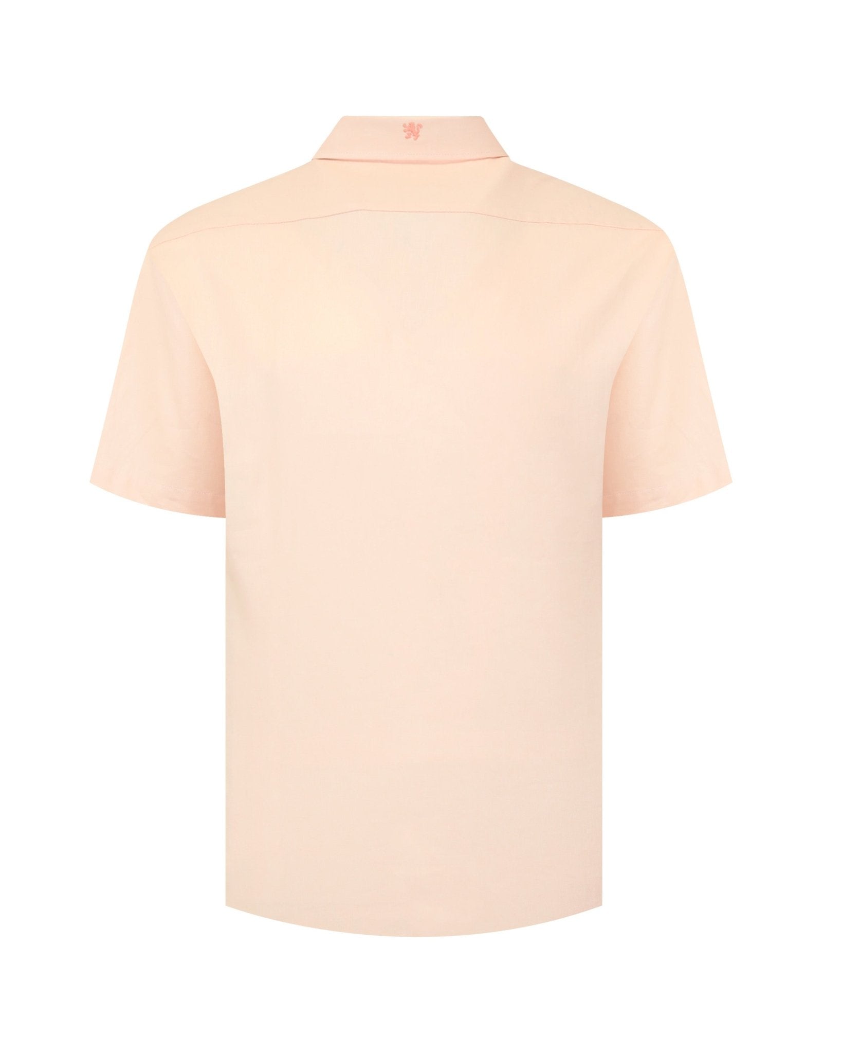 Manchester Guayabera Sin Bolsas Lino Bordado Artesanal - Manga Corta - Manchester