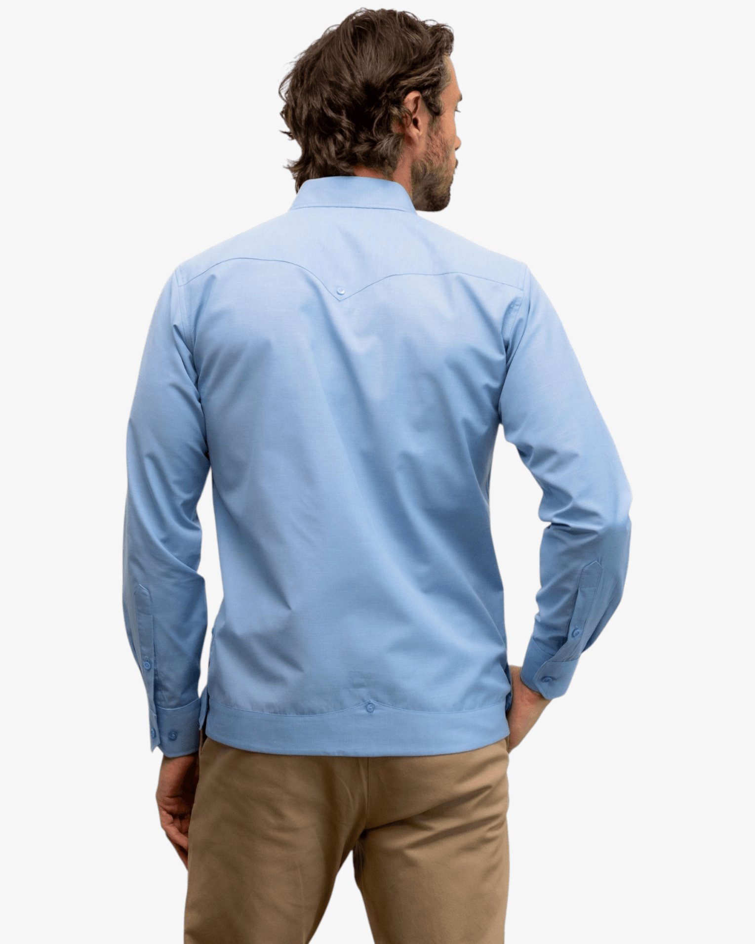 Manchester Guayabera Slim Fit Algodón-Poliéster - Manchester