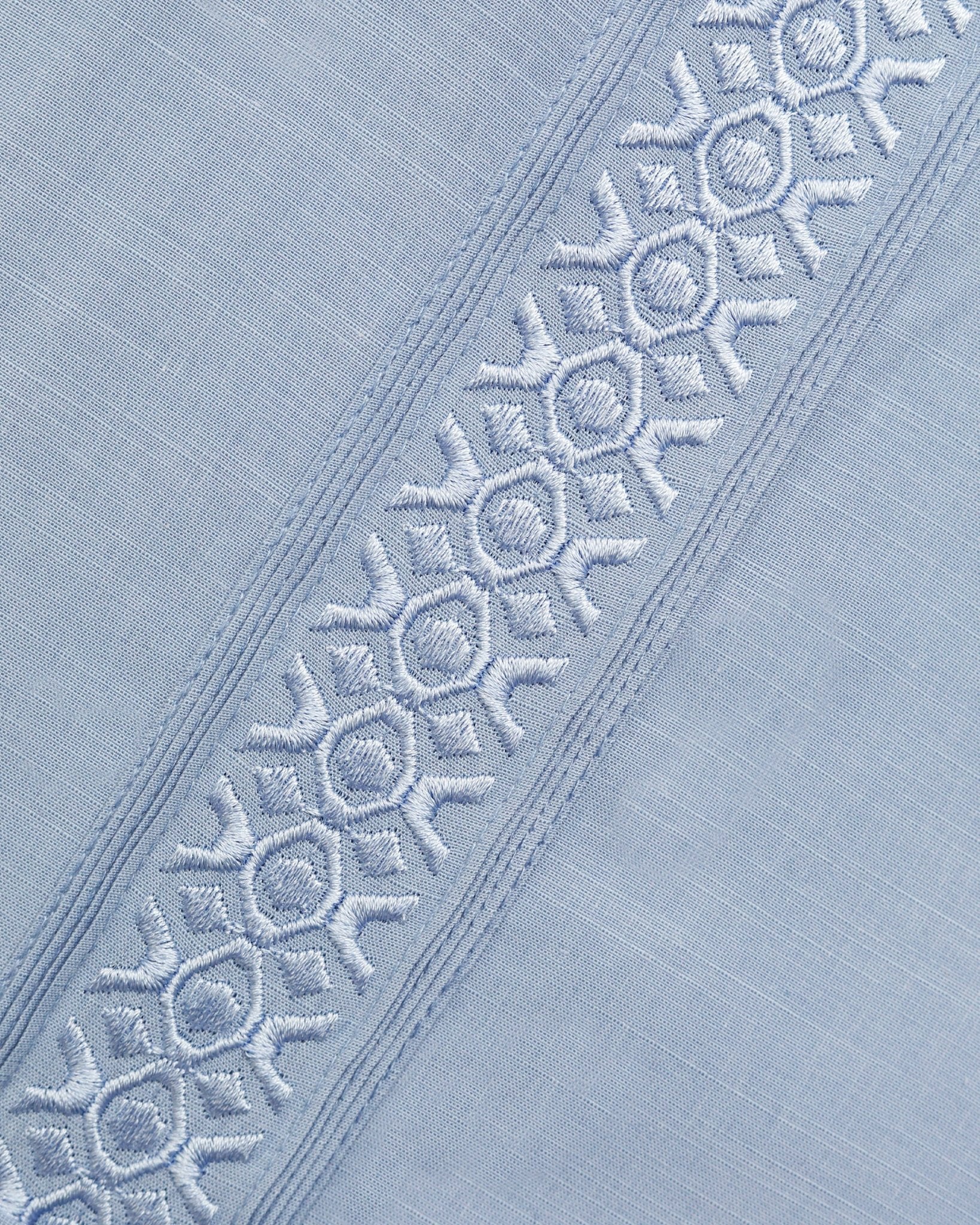 Manchester Guayabera Slim Fit Algodón - Poliéster - Manchester