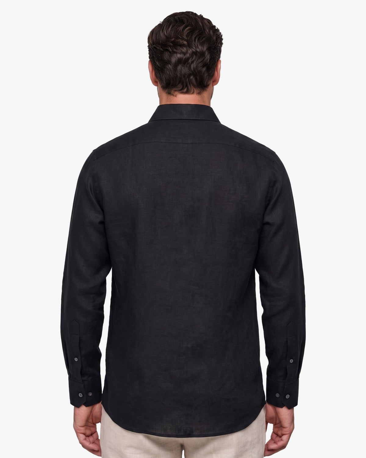 Manchester Guayabera Slim Fit Lino Bordado Elegante - Manchester