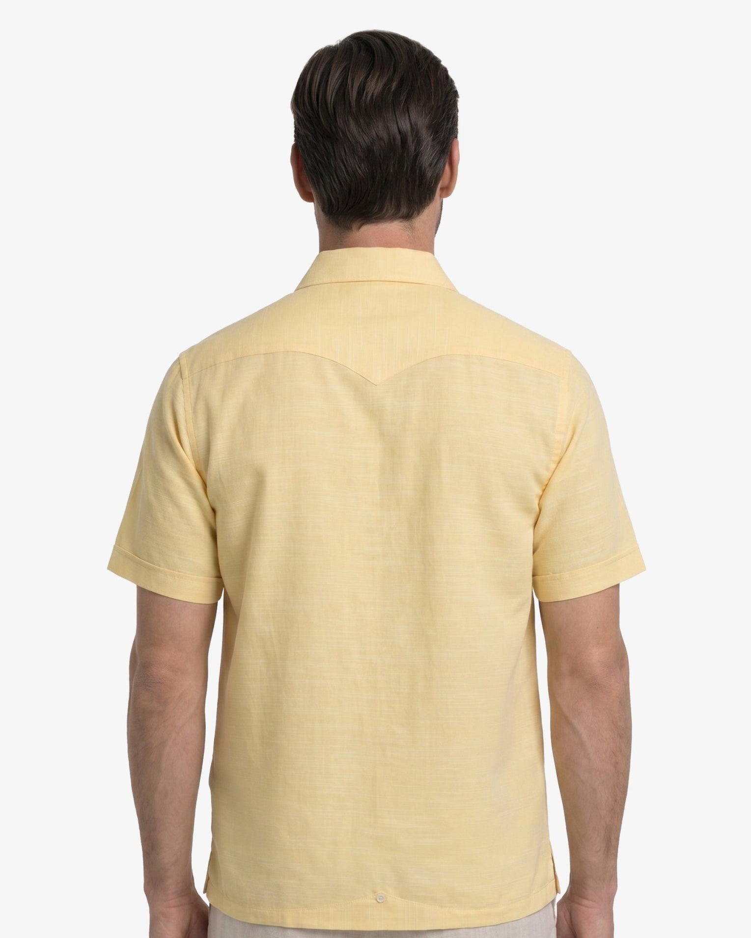 Manchester Guayabera Tradicional Alforzas Bordado Vertical - Manchester