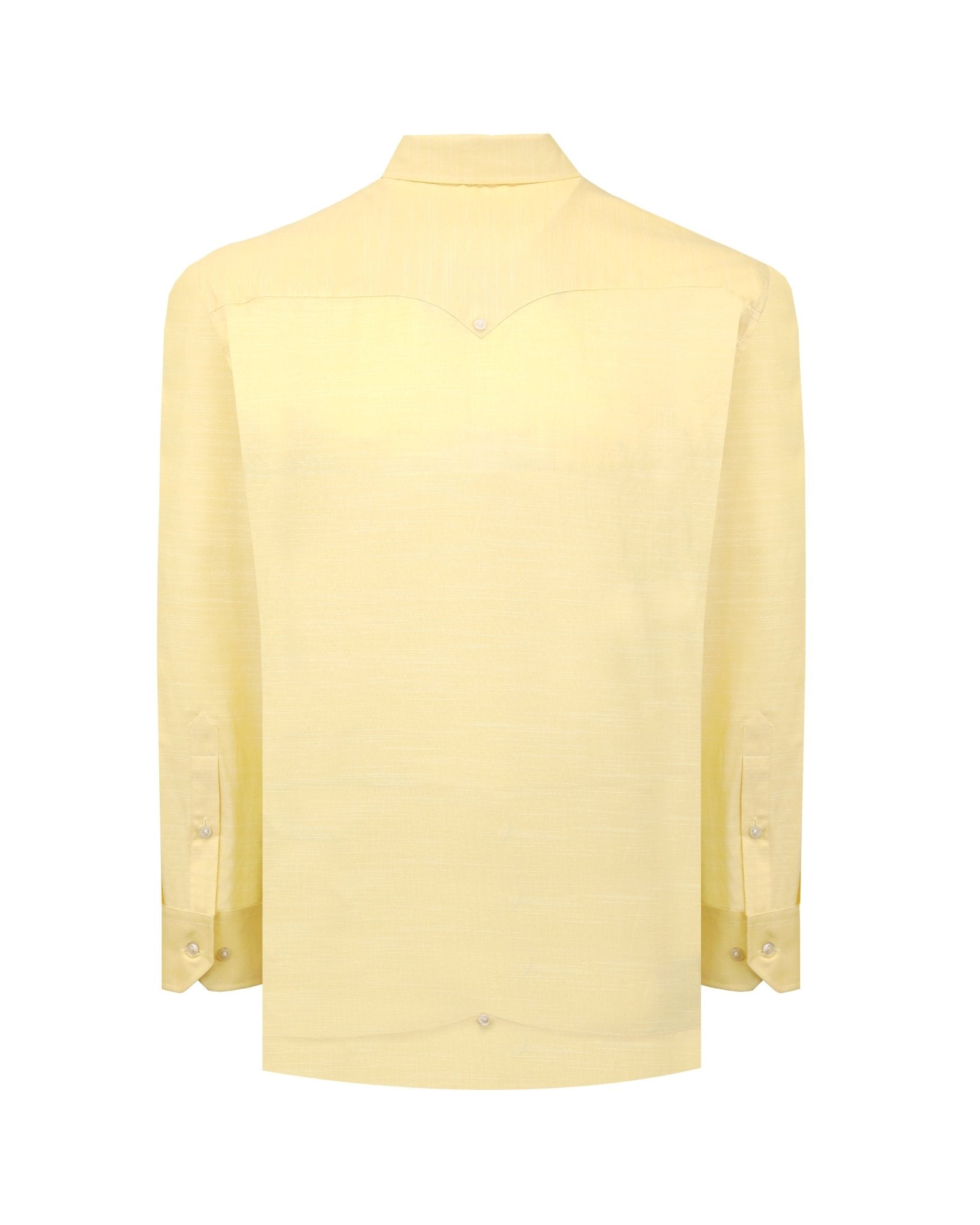 Manchester Guayabera Tradicional Alforzas Finas y Bordado - Manchester
