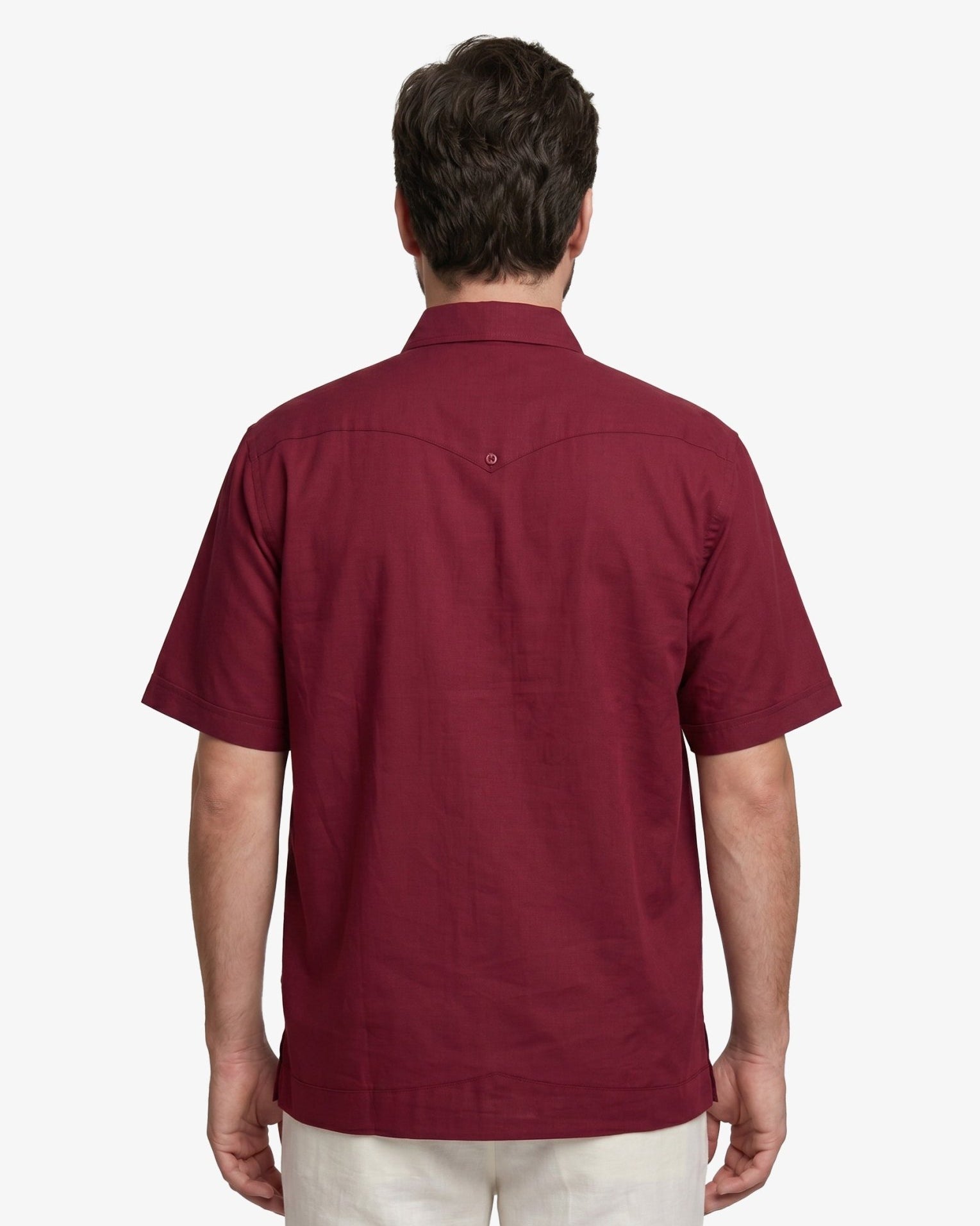 Manchester Guayabera Tradicional Big And Tall - Manga Corta - Manchester