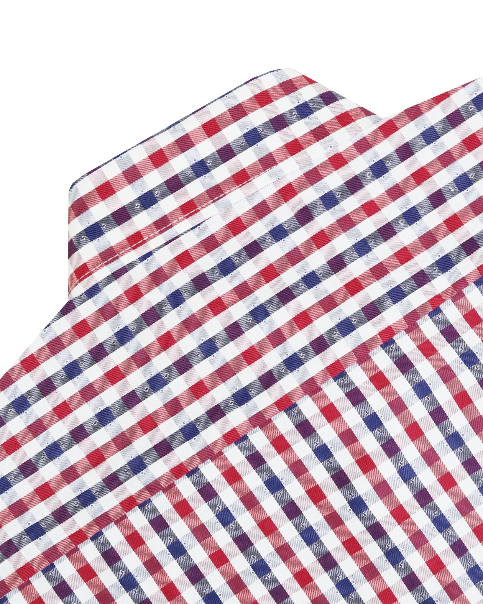 Manchester Junior Camisa Casual Gingham Button Down - Manga Larga - Manchester